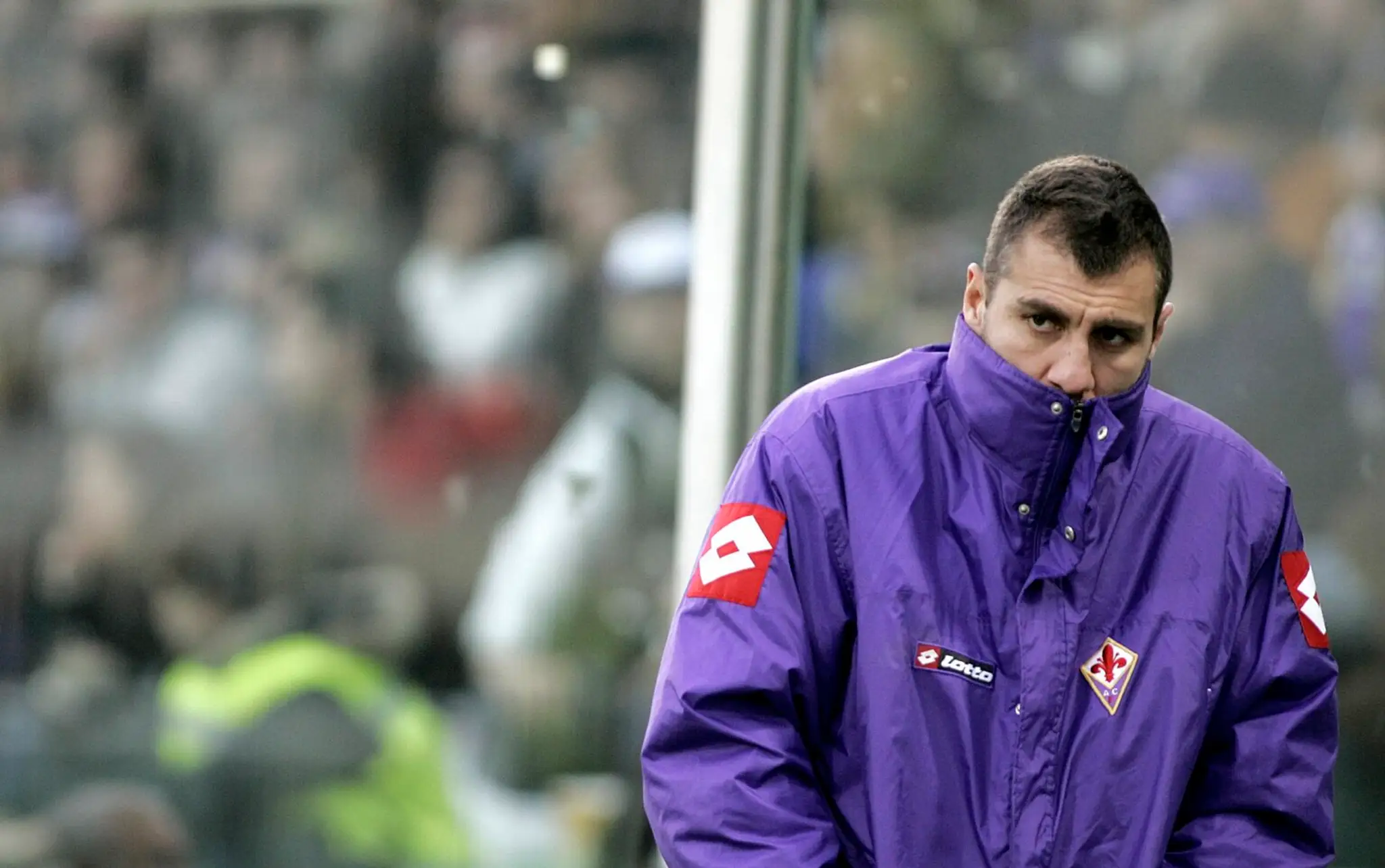 Na archívnej snímke z 22. marca 2008 taliansky futbalista Christian Veri 