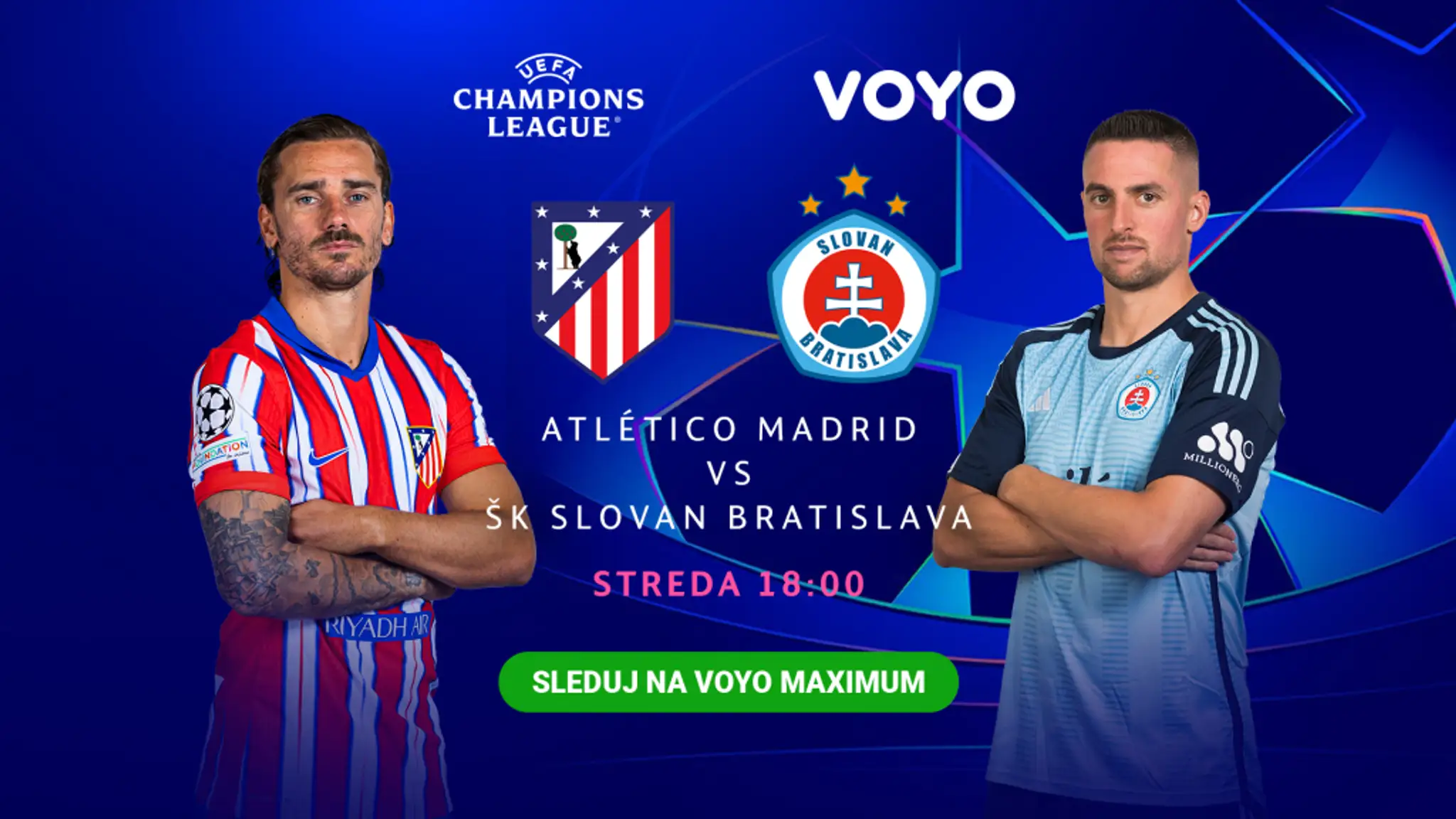 Atlético Madrid vs ŠK Slovan Bratislava