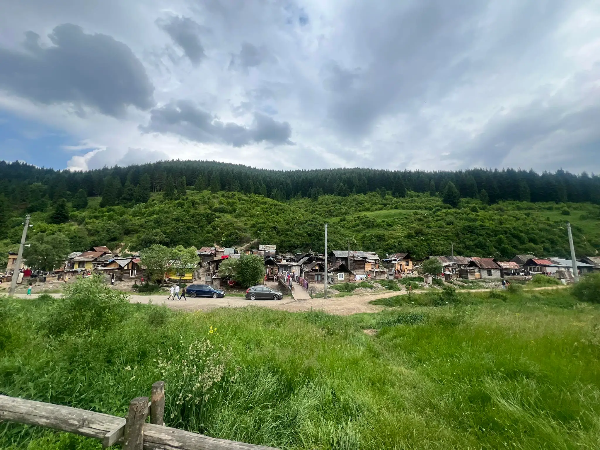 Nestabilný svah nad rómskou osadou v Kolačkove