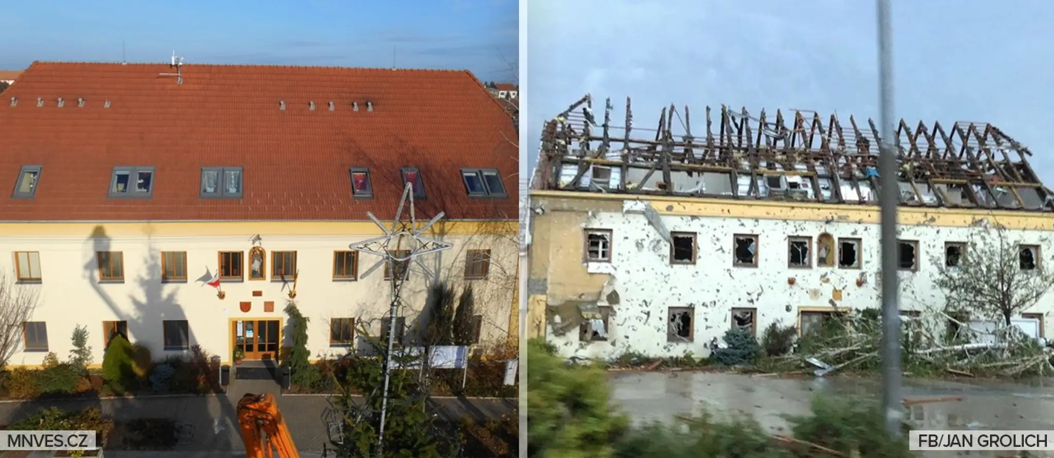 Obecný úrad v Moravskej Novej Vsi.