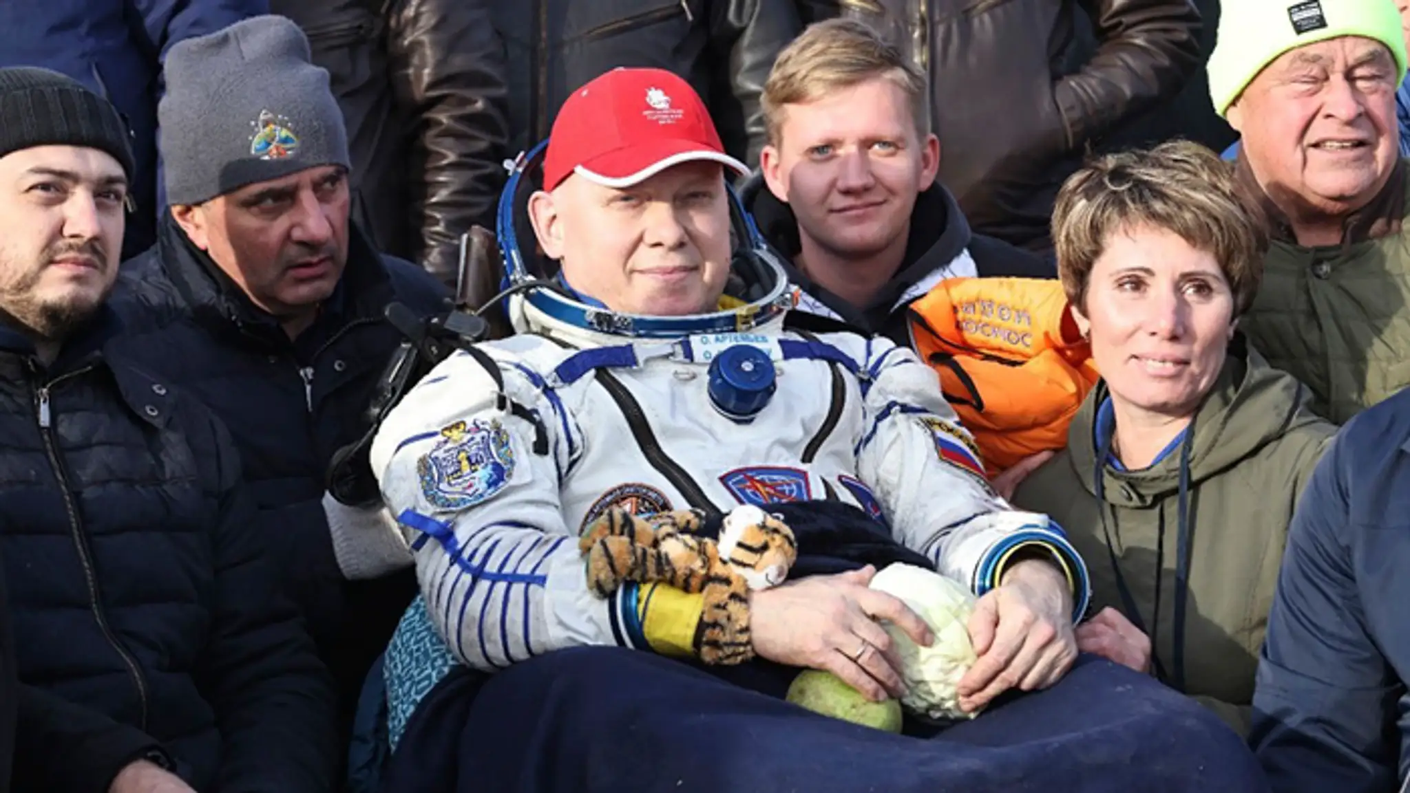 Ruský kozmonaut Oleg Artemiev.