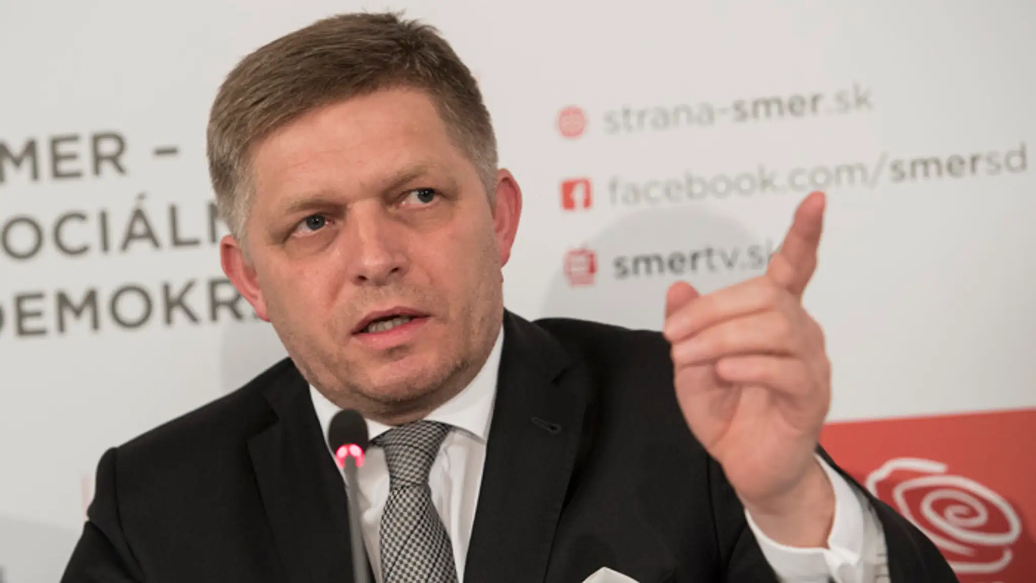 Predseda strany SMER-SD Robert Fico.