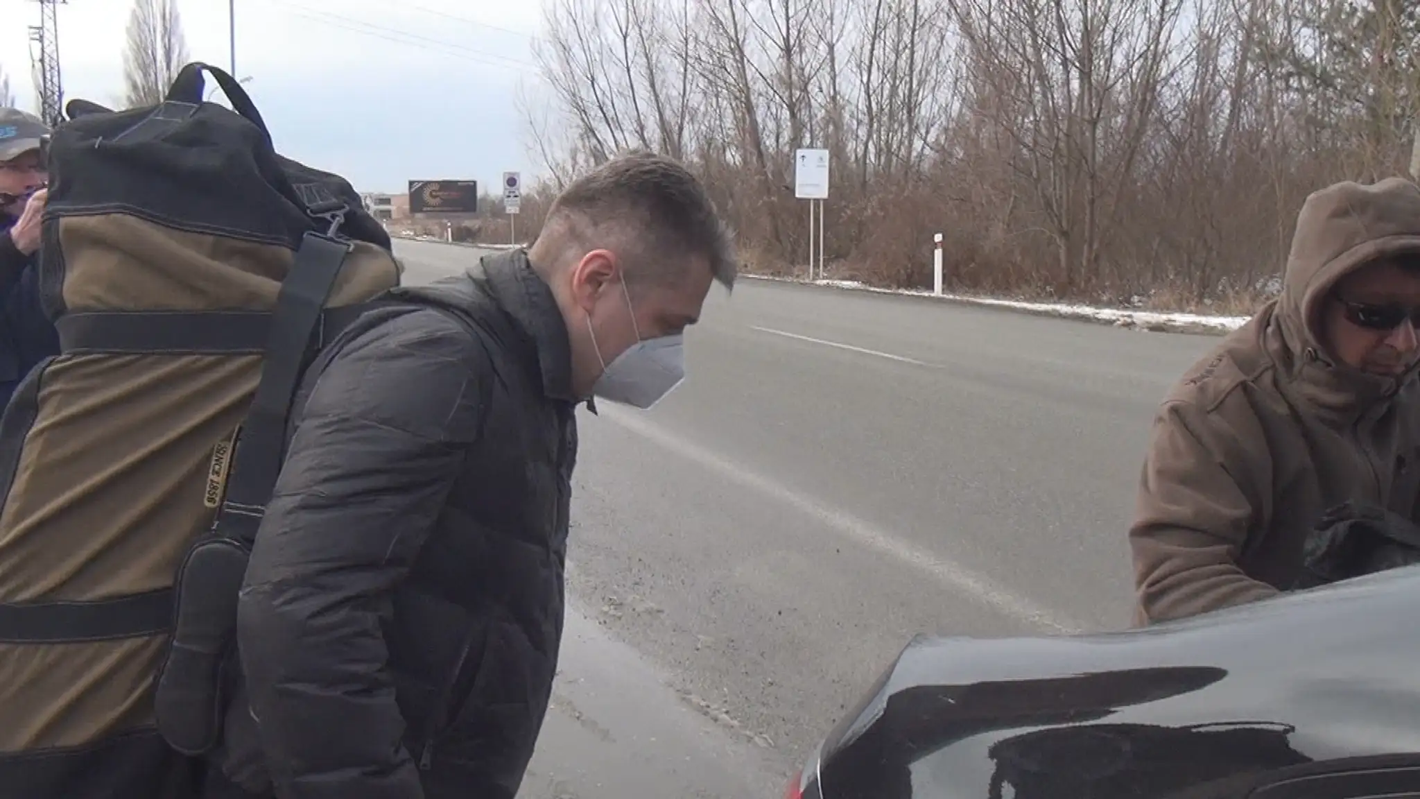 Ladislav Bašternák po prepustení z väzenia.