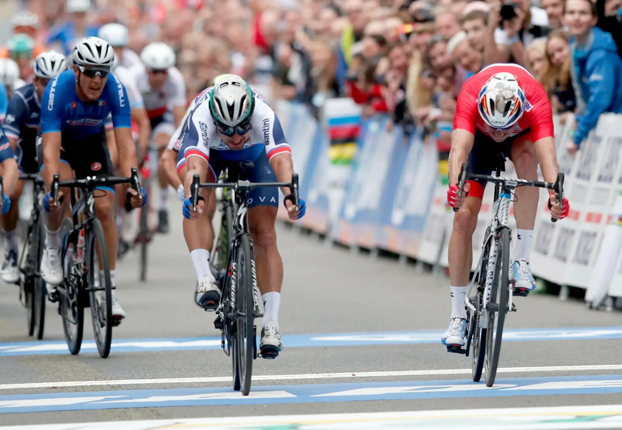Peter Sagan vs. Alexander Kristoff v cieli MS.s