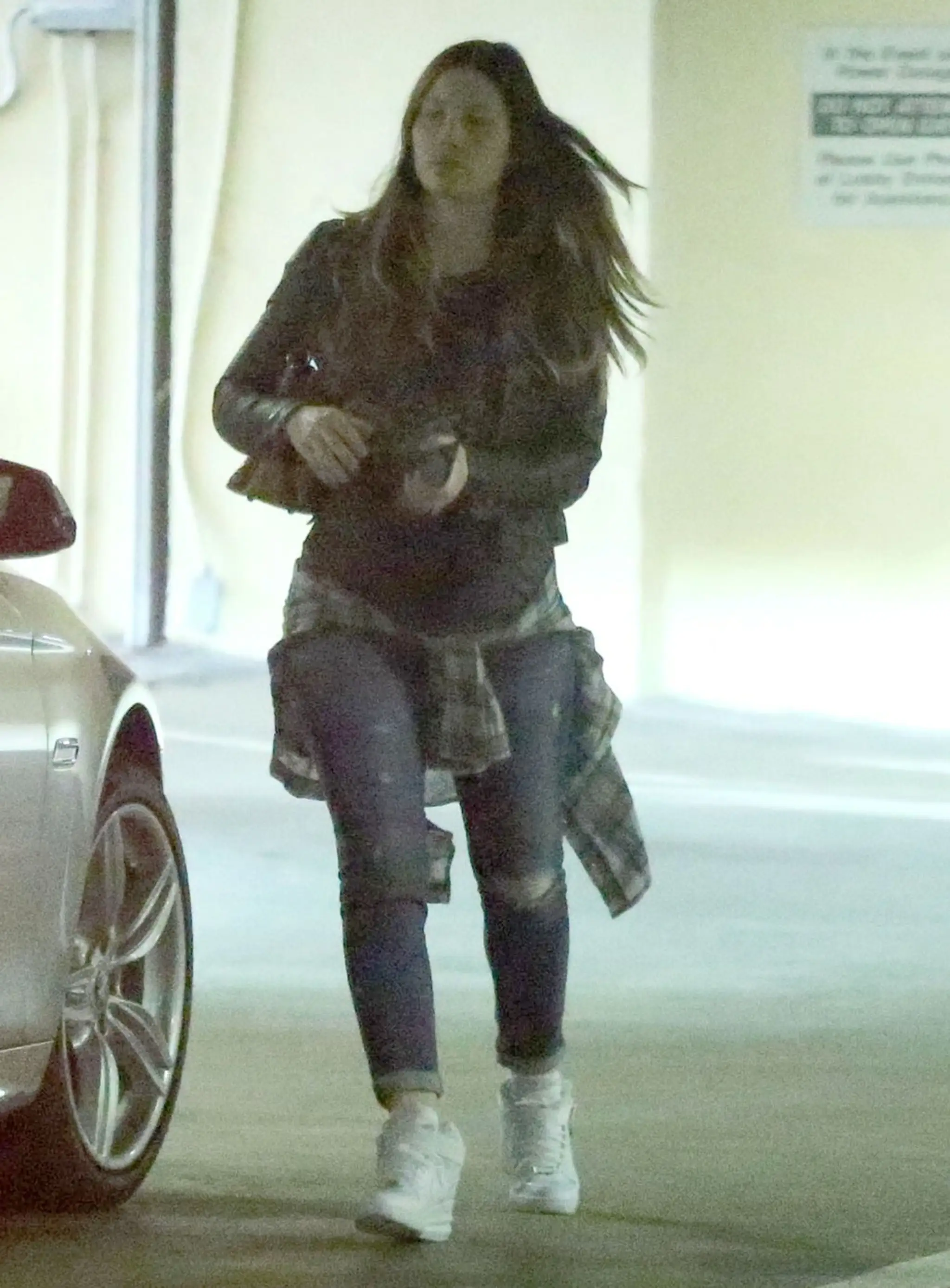 Jessica Biel s bruškom.