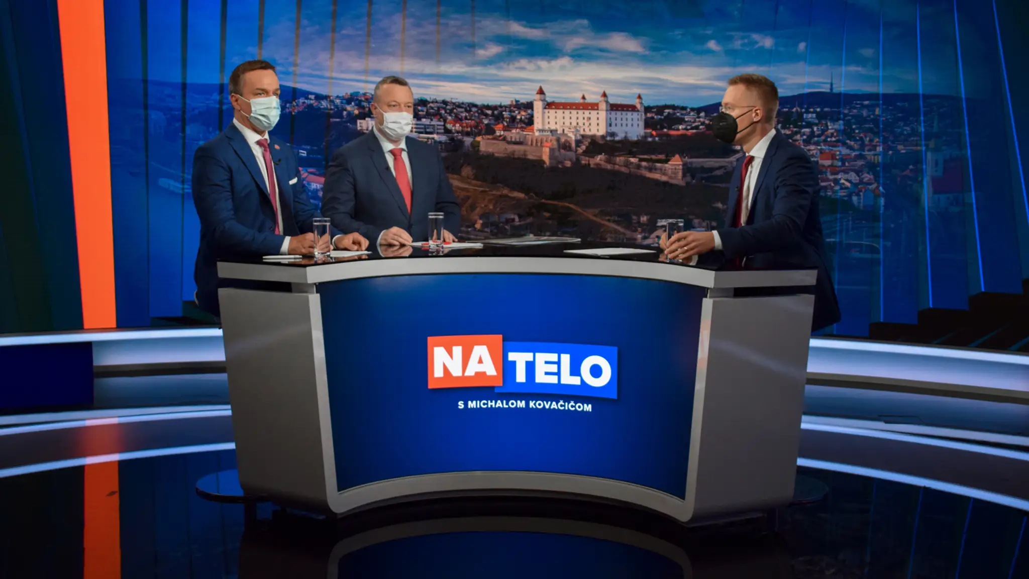 Erik Tomáš a Milan Krajniak v Na telo.