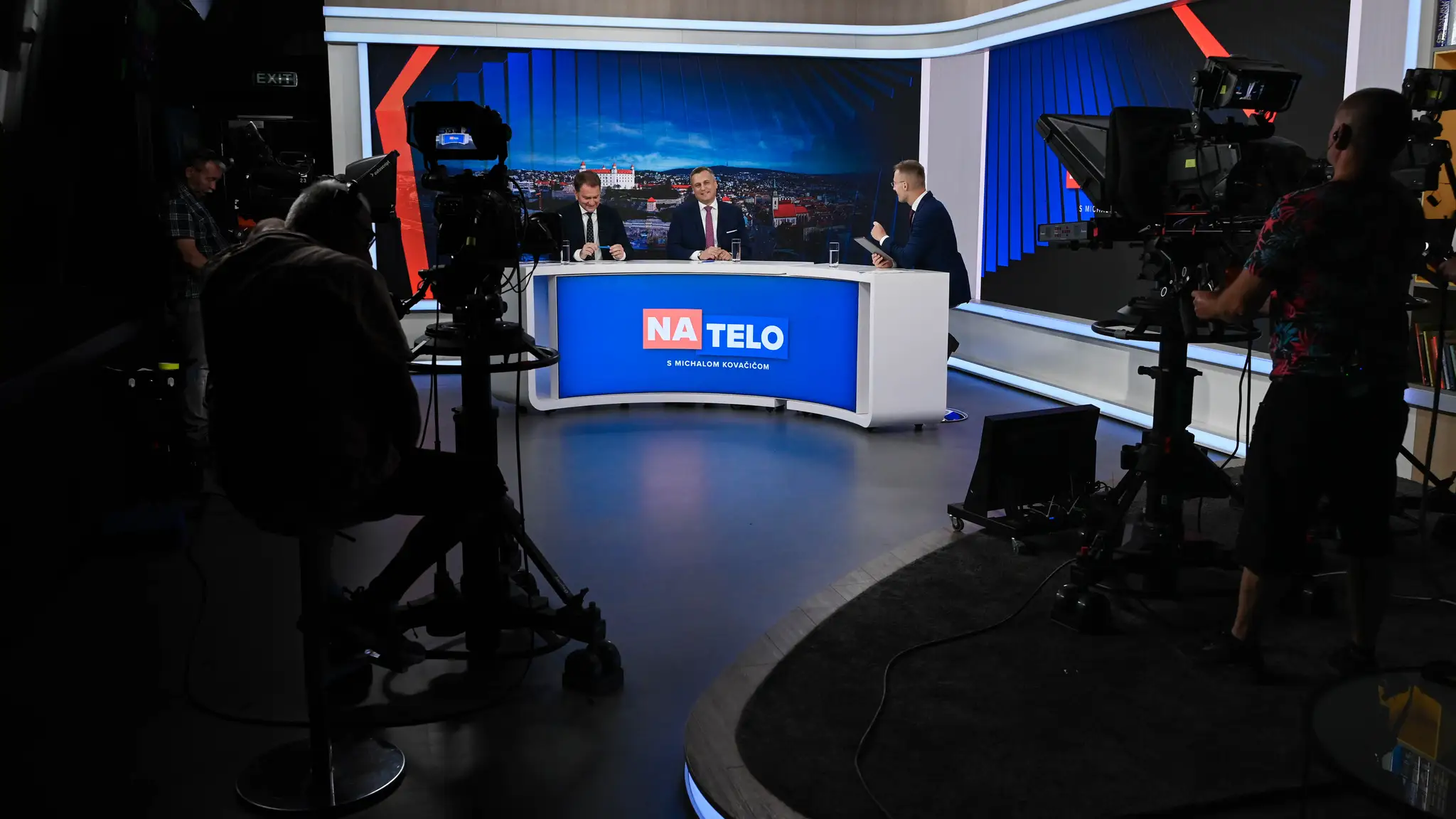 Igor Matovič a Andrej Danko v relácii Na telo.