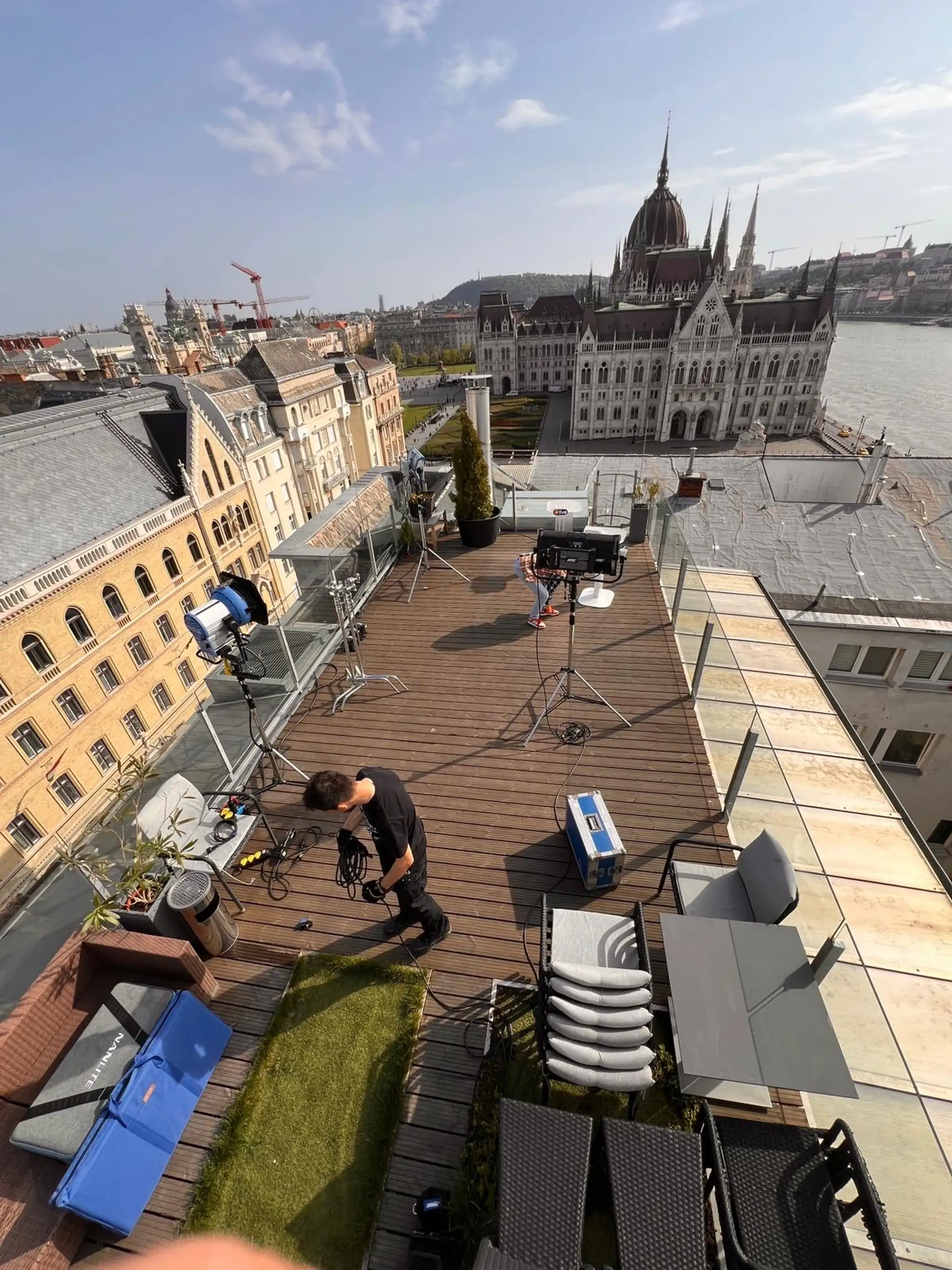TN live štúdio v Budapešti