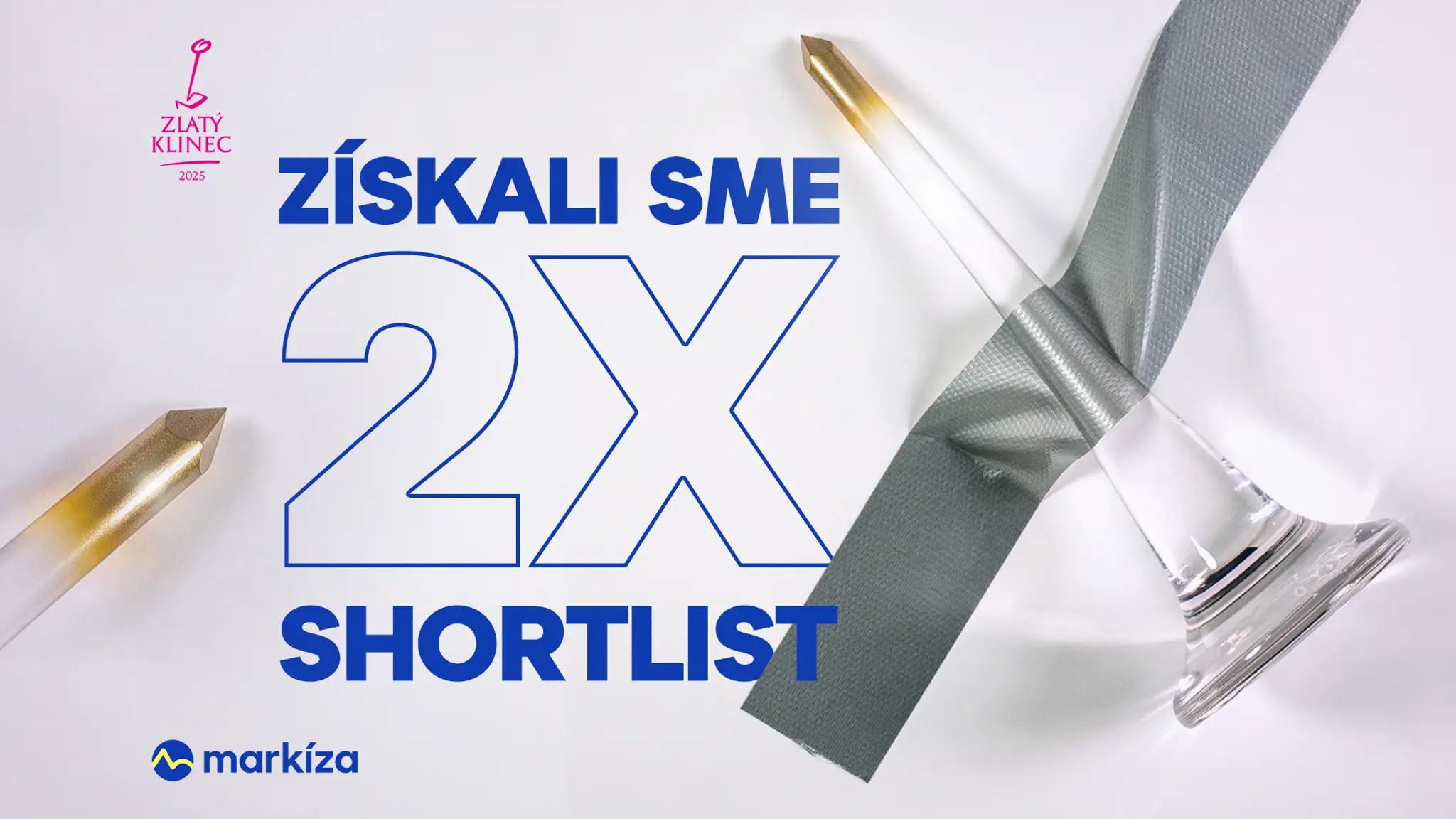 Zlatý klinec 2025 - Markíza má dva shortlisty