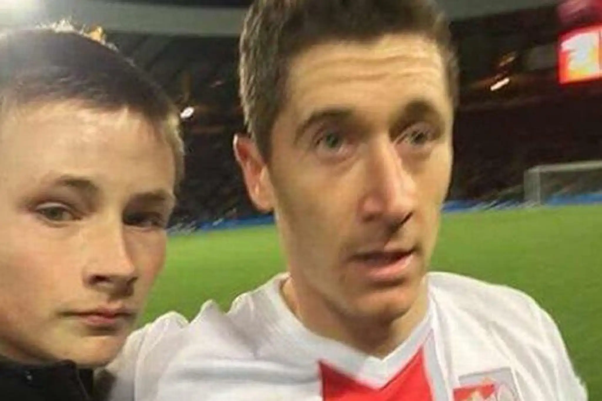Selfie s Lewandowskim