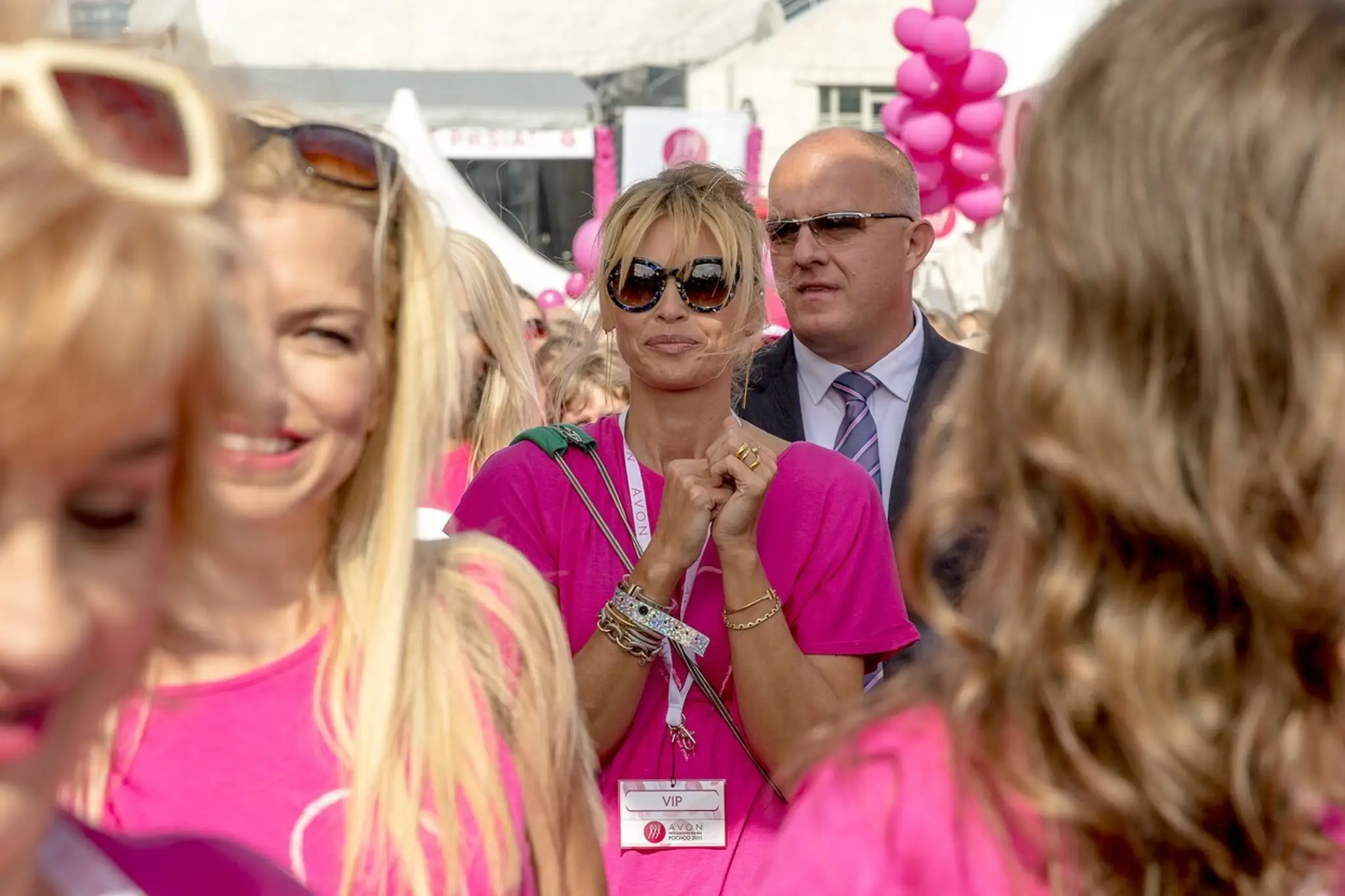 Avon pochod proti rakovine prsníka- Daniel Peštová.