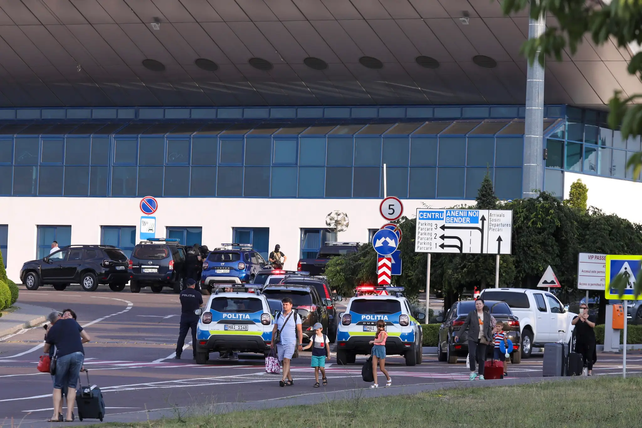 Streľba na letisku v Kišiňove