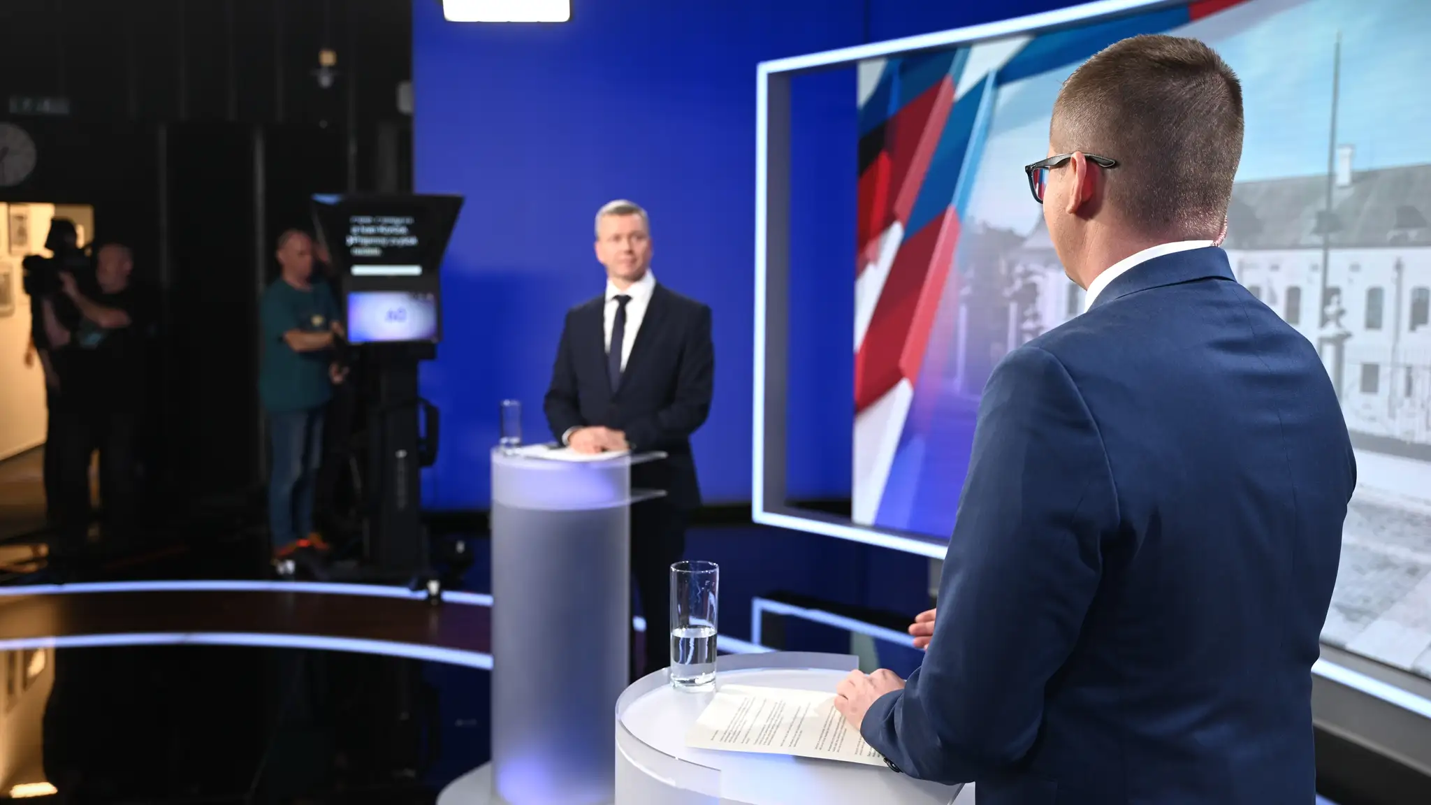 Krisztián Forró v prvej predvolebnej diskusii.
