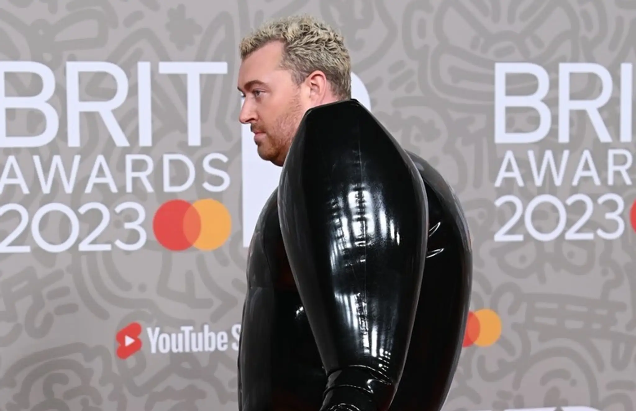 Sam Smith na Britských hudobných cenách v Londýne
