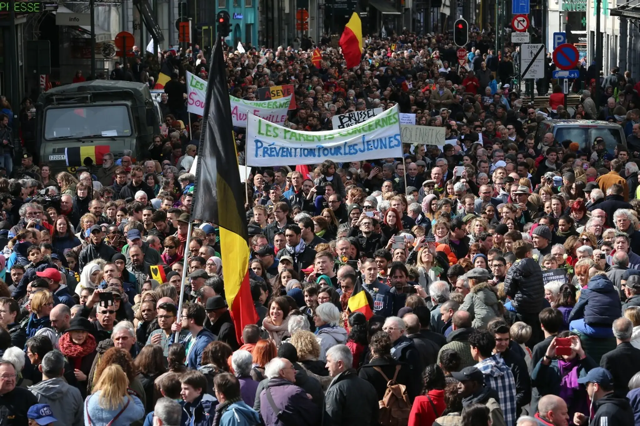 Pochod v Bruseli