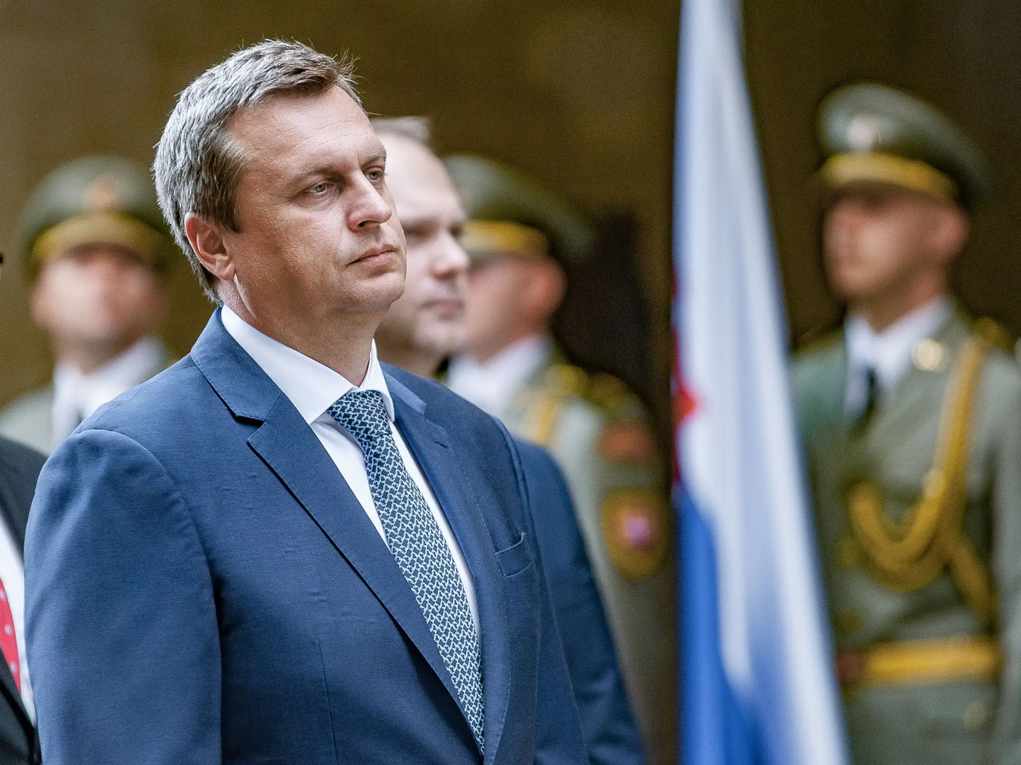 Predseda parlamentu Andrej Danko počas pietneho aktu.