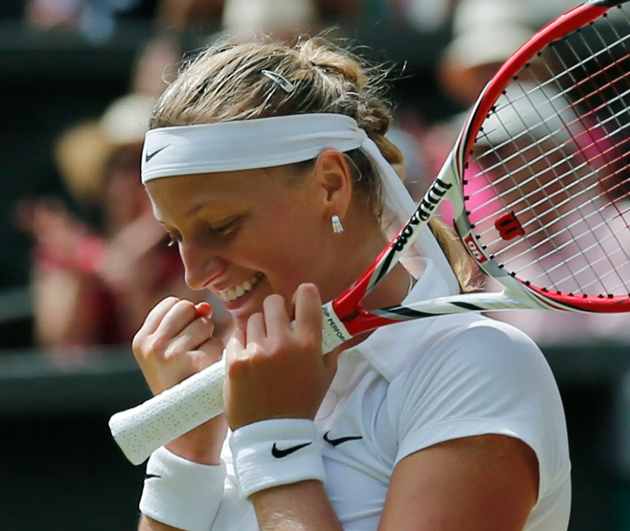 Petra Kvitová na Wimbledone.