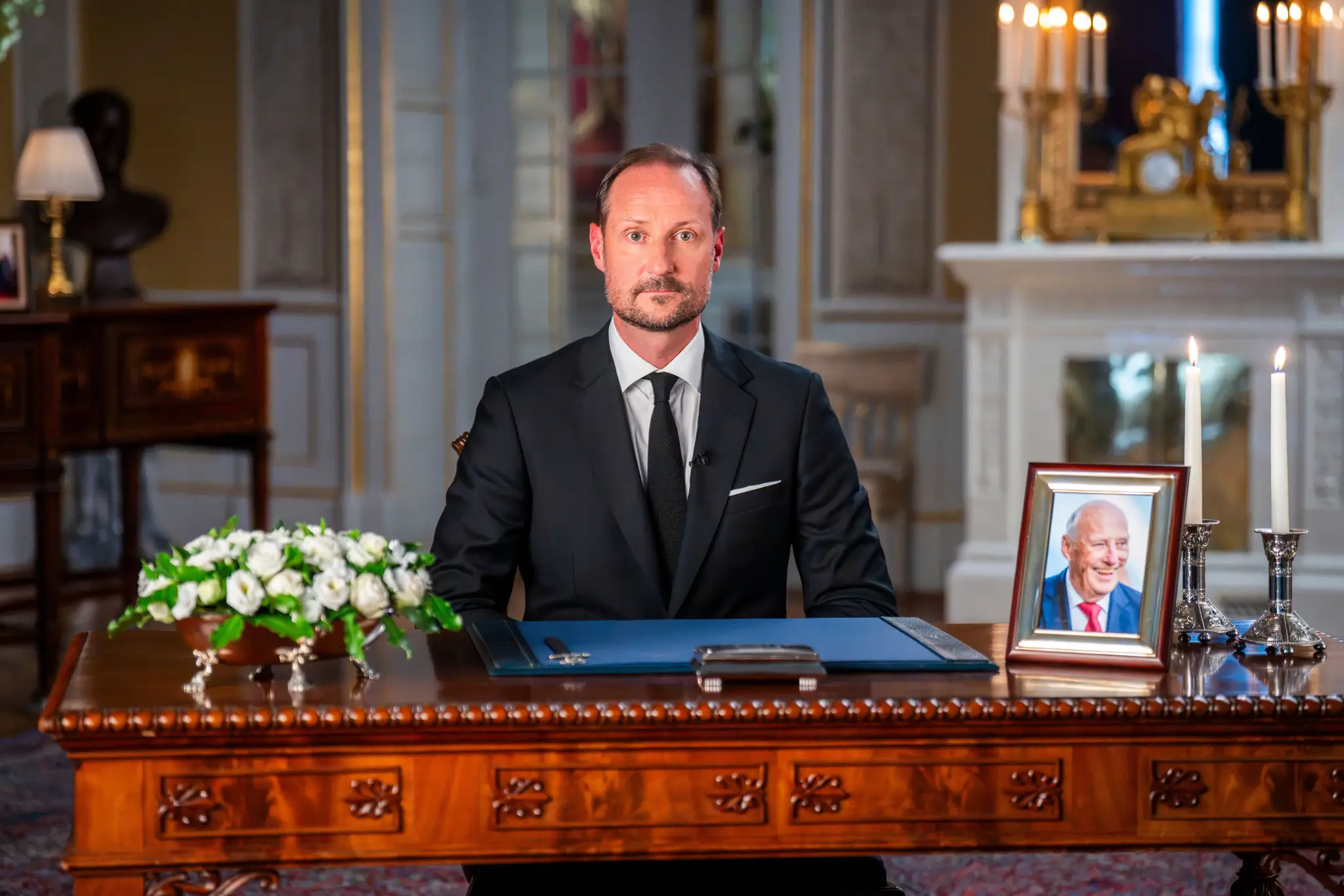 Nový nórsky panovník Haakon VIII. vystúpil s prejavom