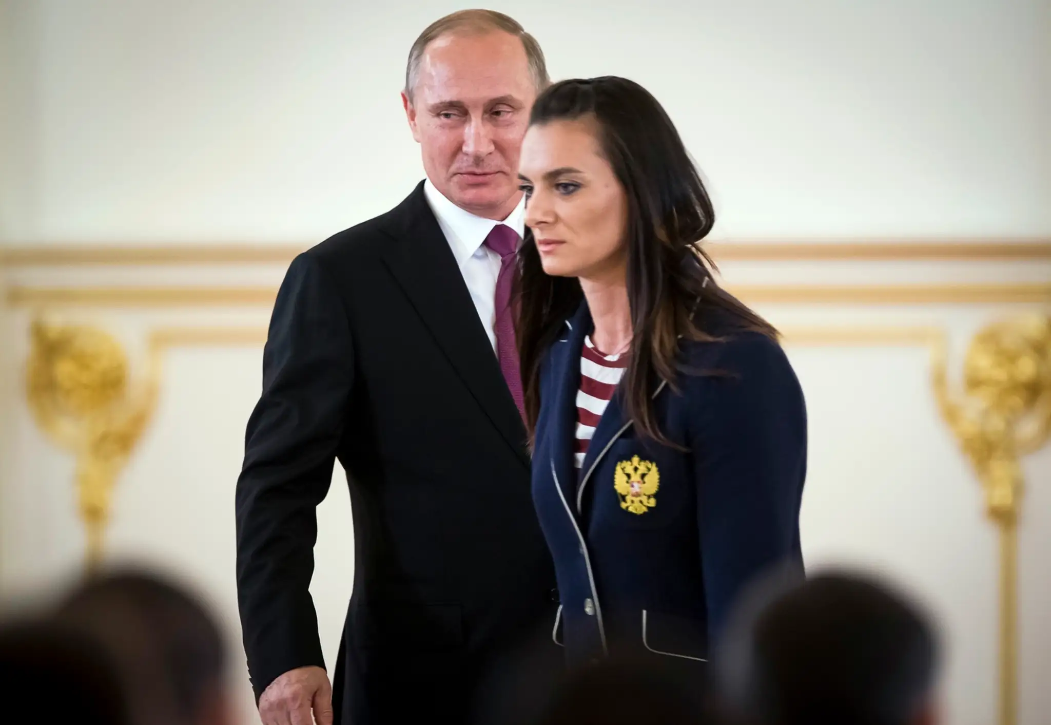 Vladimir Putin a Jelena Isinbajevová
