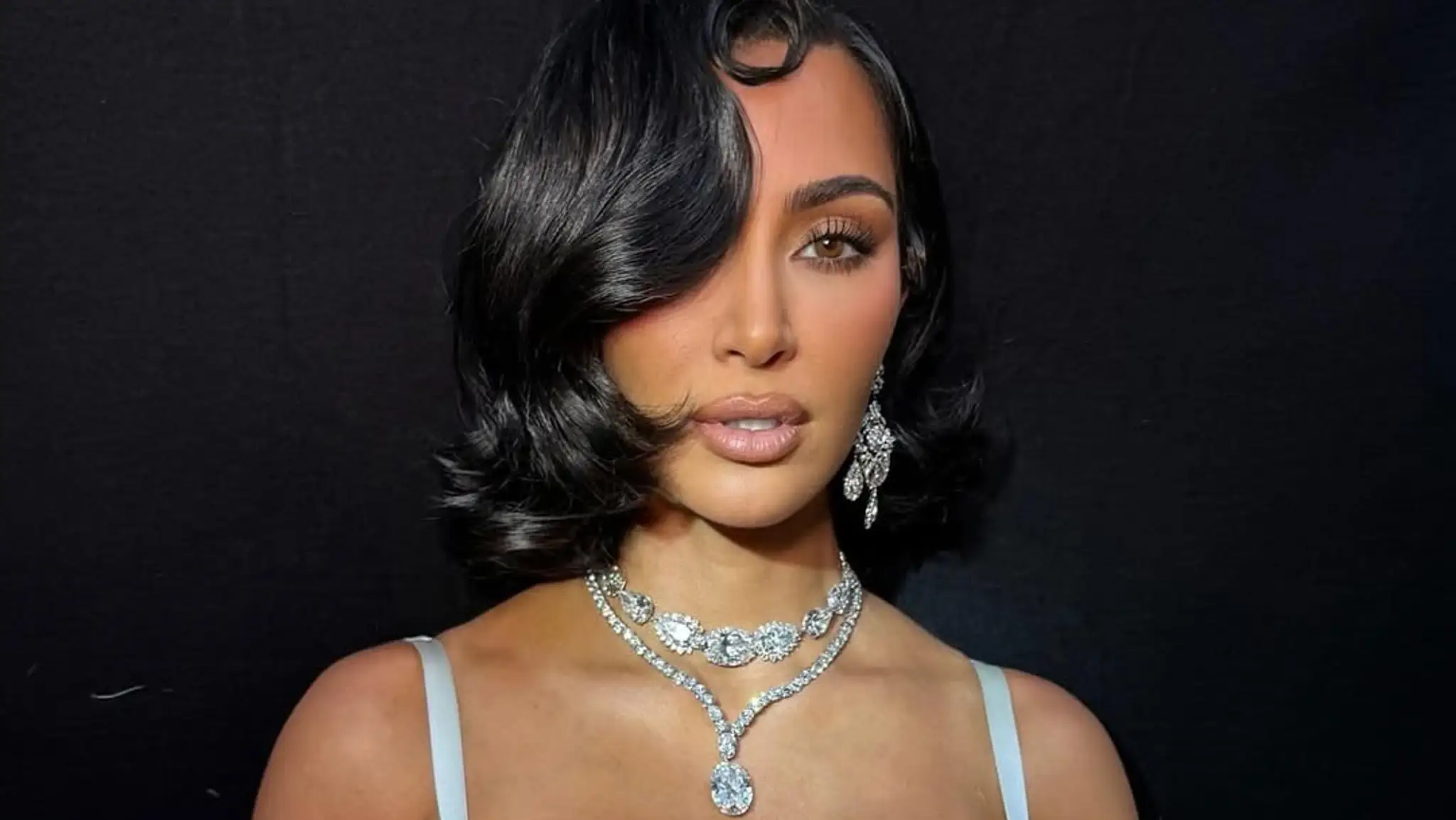 Kim Kardashian na módnej prehliadke