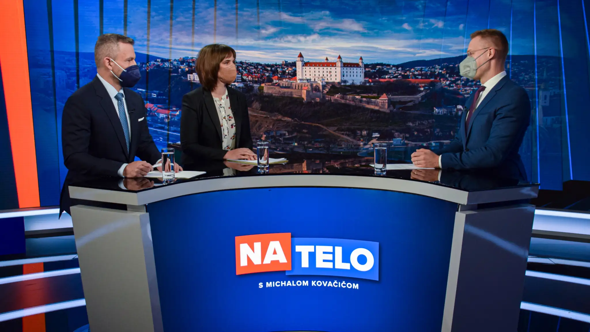 Peter Pellegrini a Veronika Remišová v Na telo.
