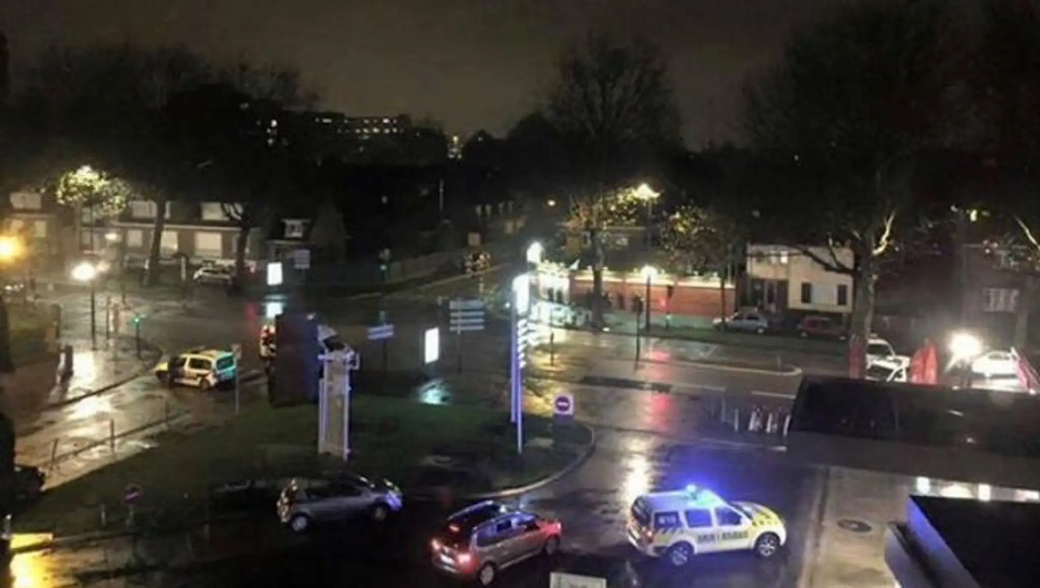 Zákrok v meste Roubaix.