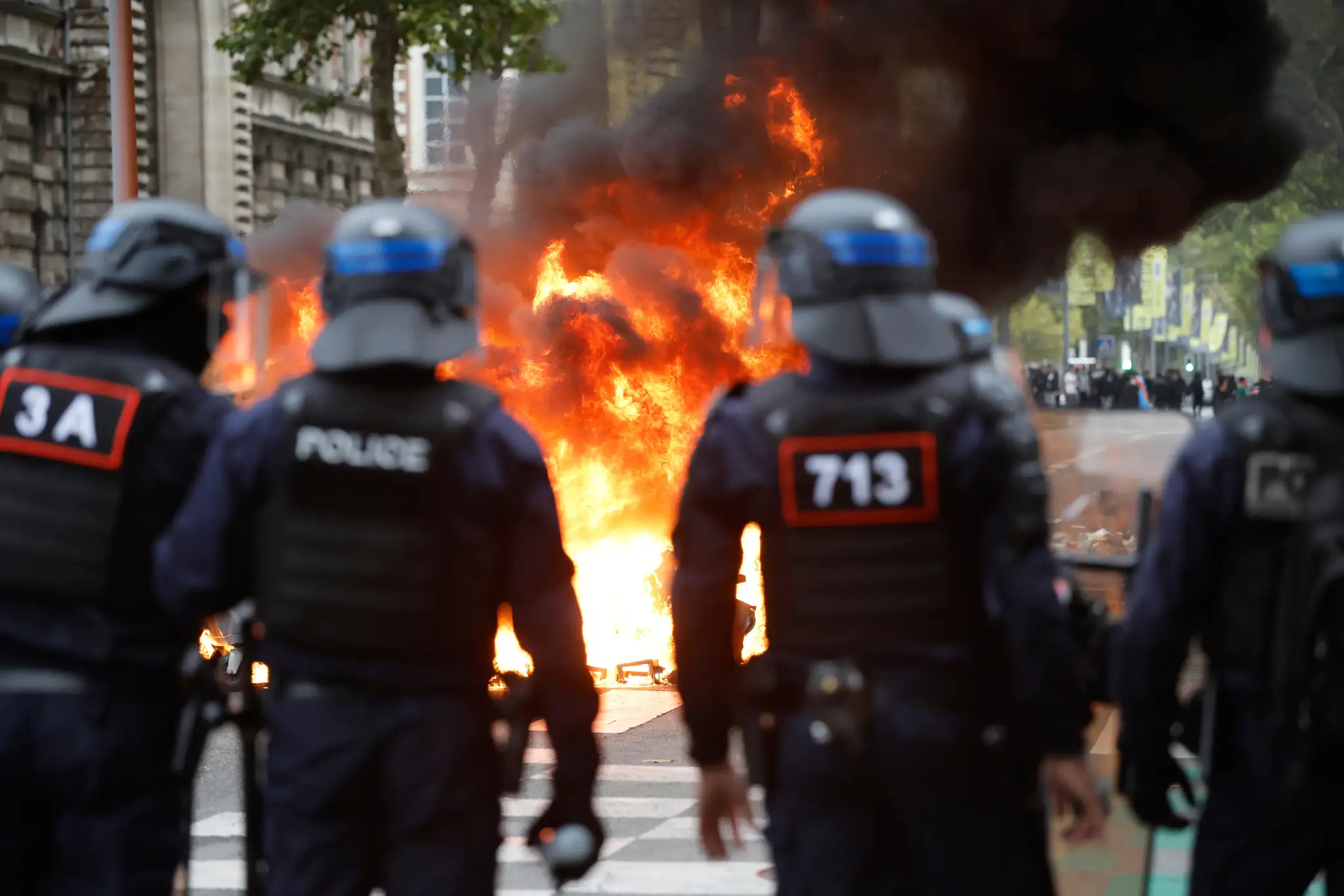 Protesty stredoškolákov vo Francúzsku 