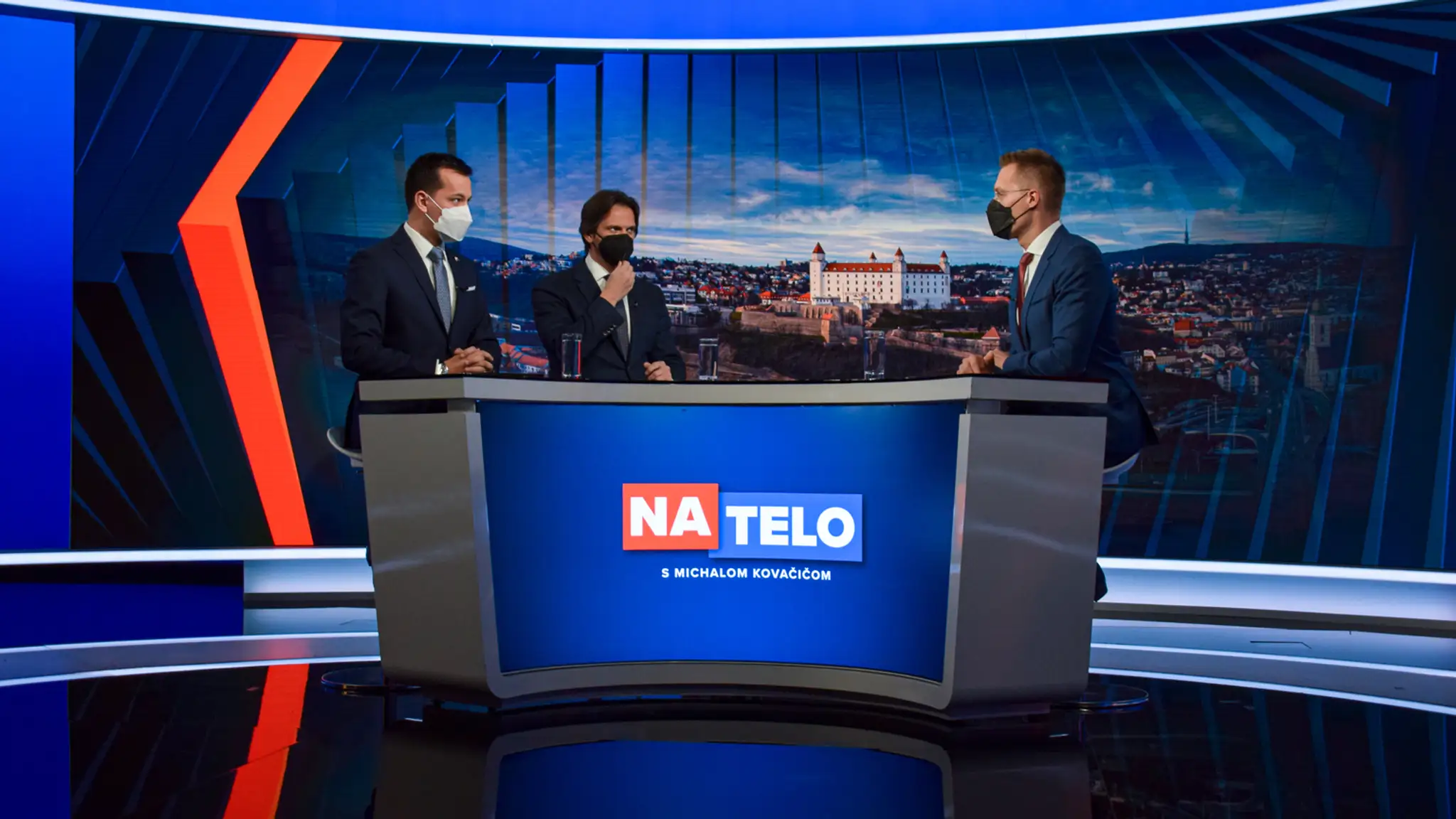 Juraj Šeliga a Robert Kaliňák v Na telo.