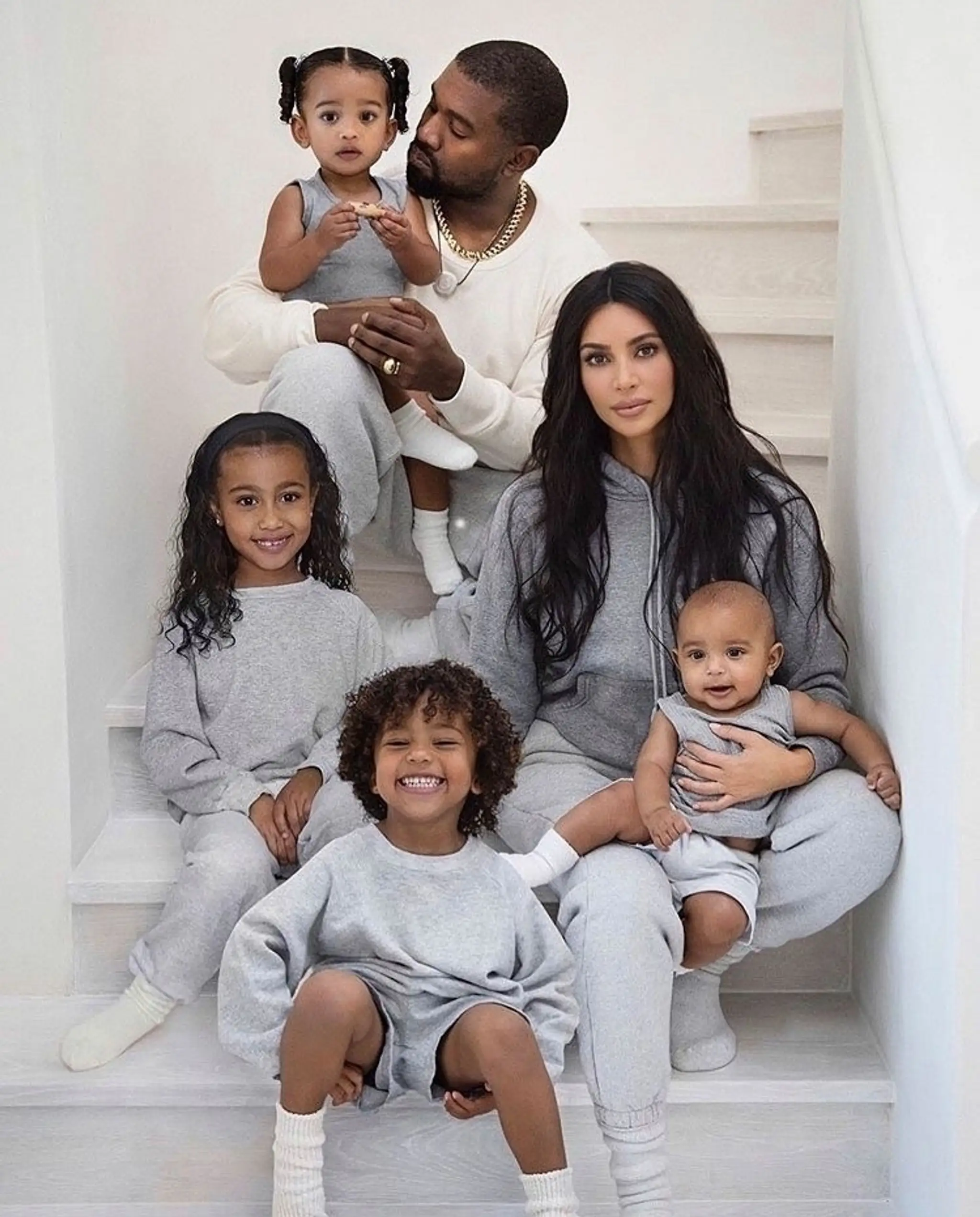 Kanye West s rodinou