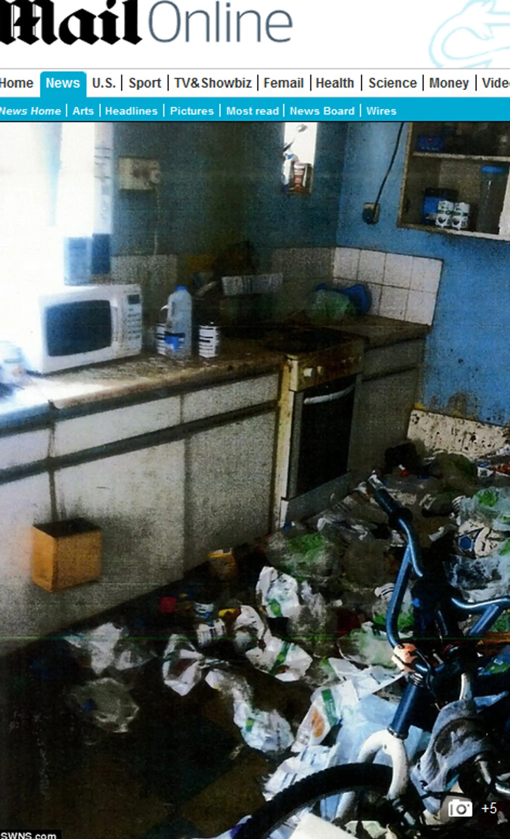 Špina v domácnosti
