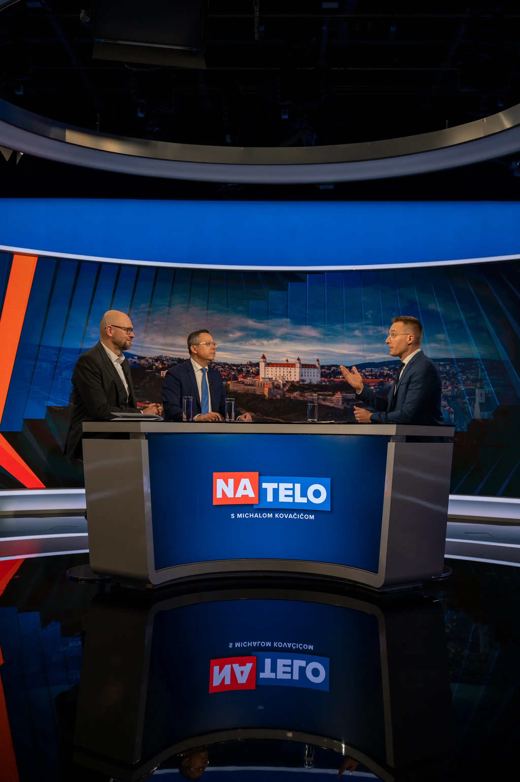 Ladislav Kamenický a Richard Sulík v Na telo