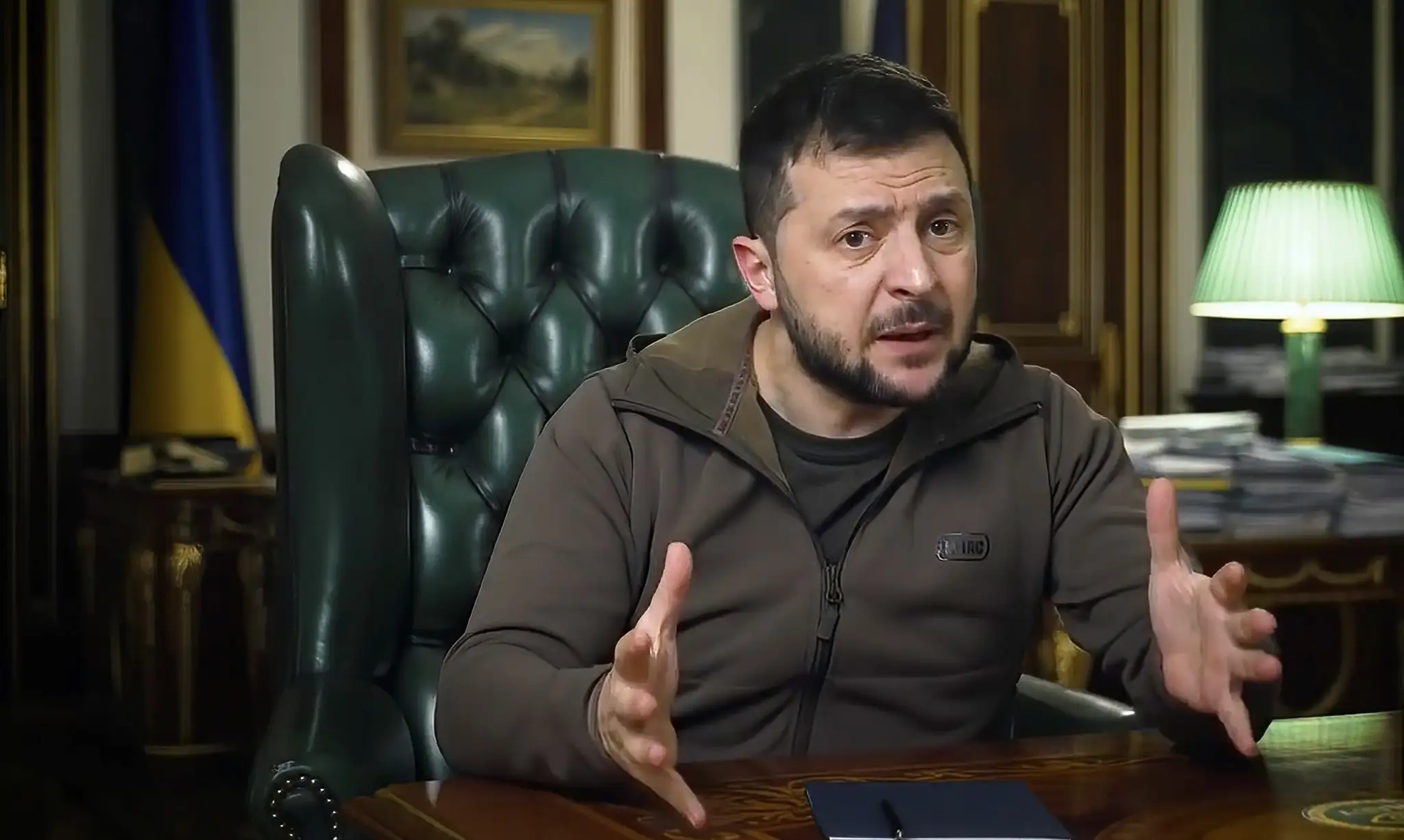 Volodymyr Zelenskyj sa prihovára Ukrajincom.