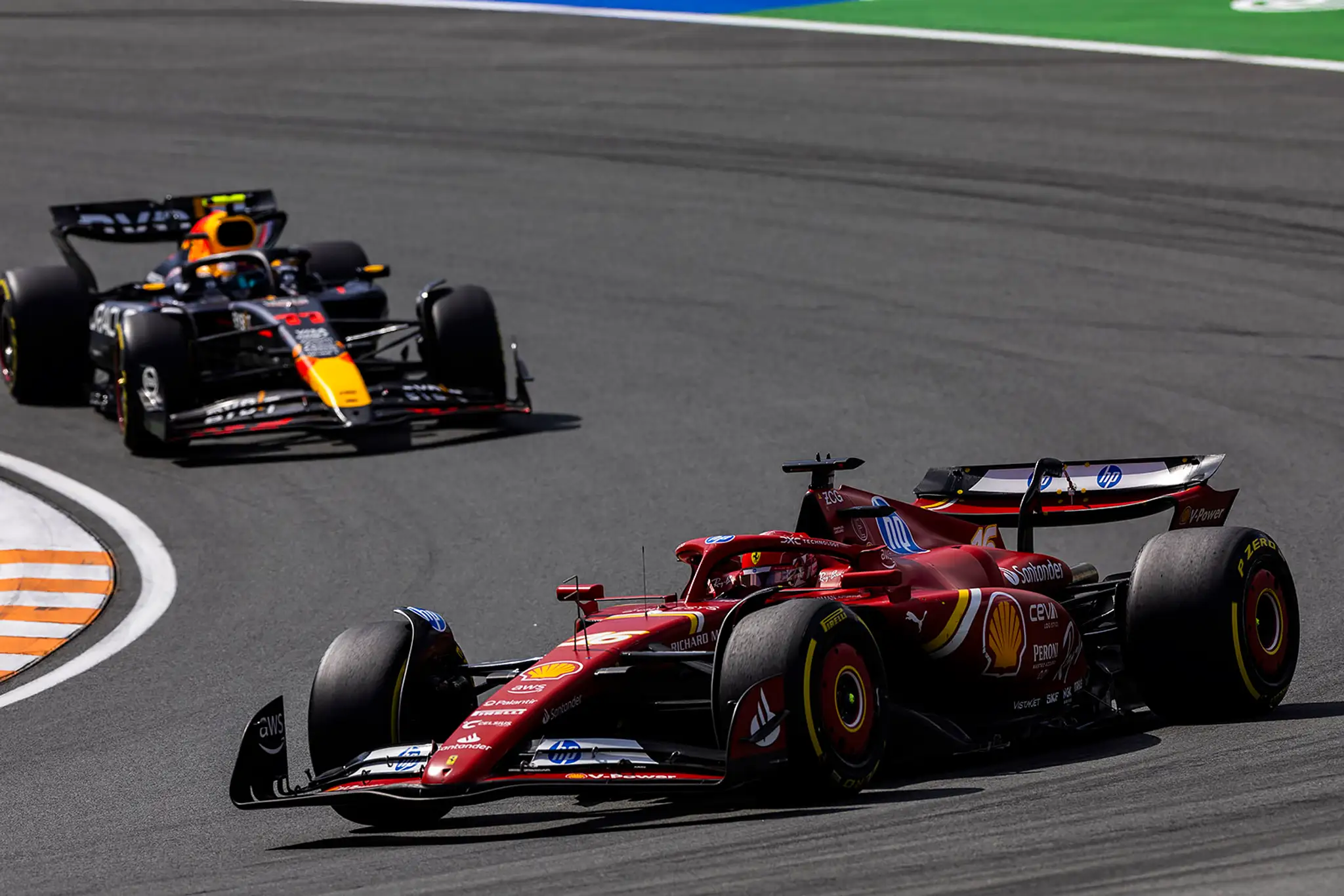Charles Leclerc na Ferrari.