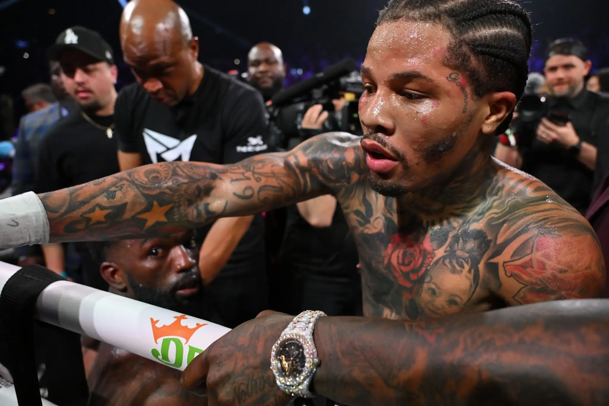 Na snímke boxer Gervonta Davis, ktorého pre domáce násilie zatkla polícia.