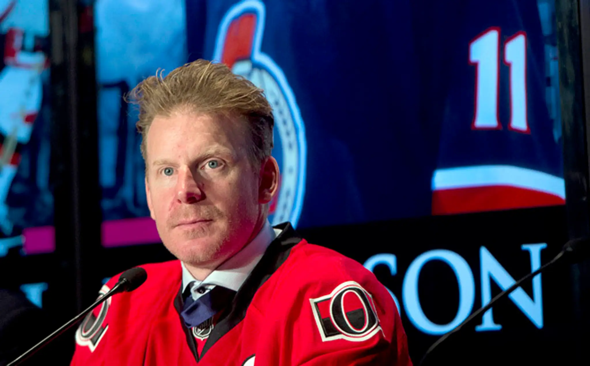 Bývalý kapitán Ottawy Senators Daniel Alfredsson.