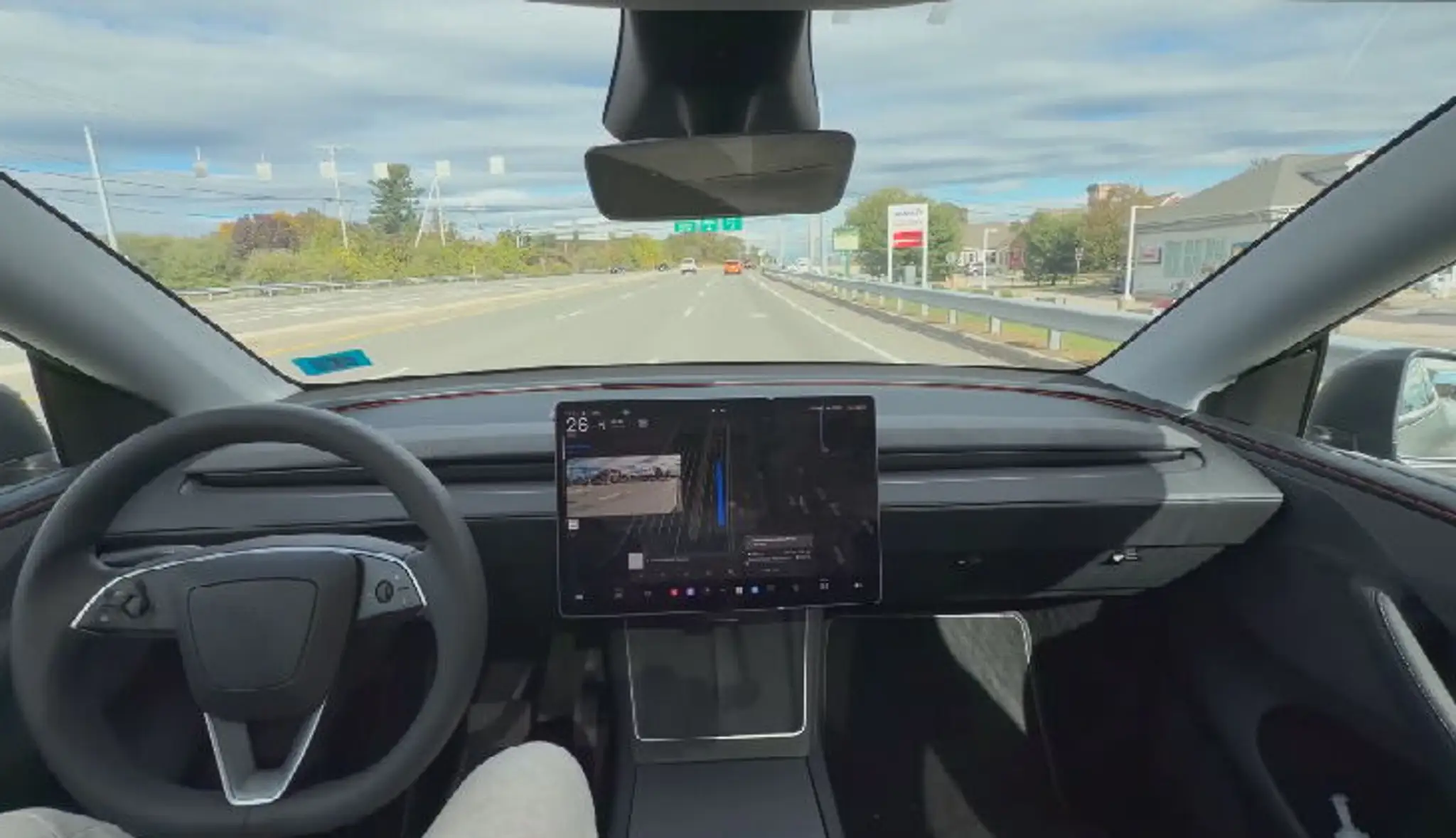 Na snímke autonómne auto,