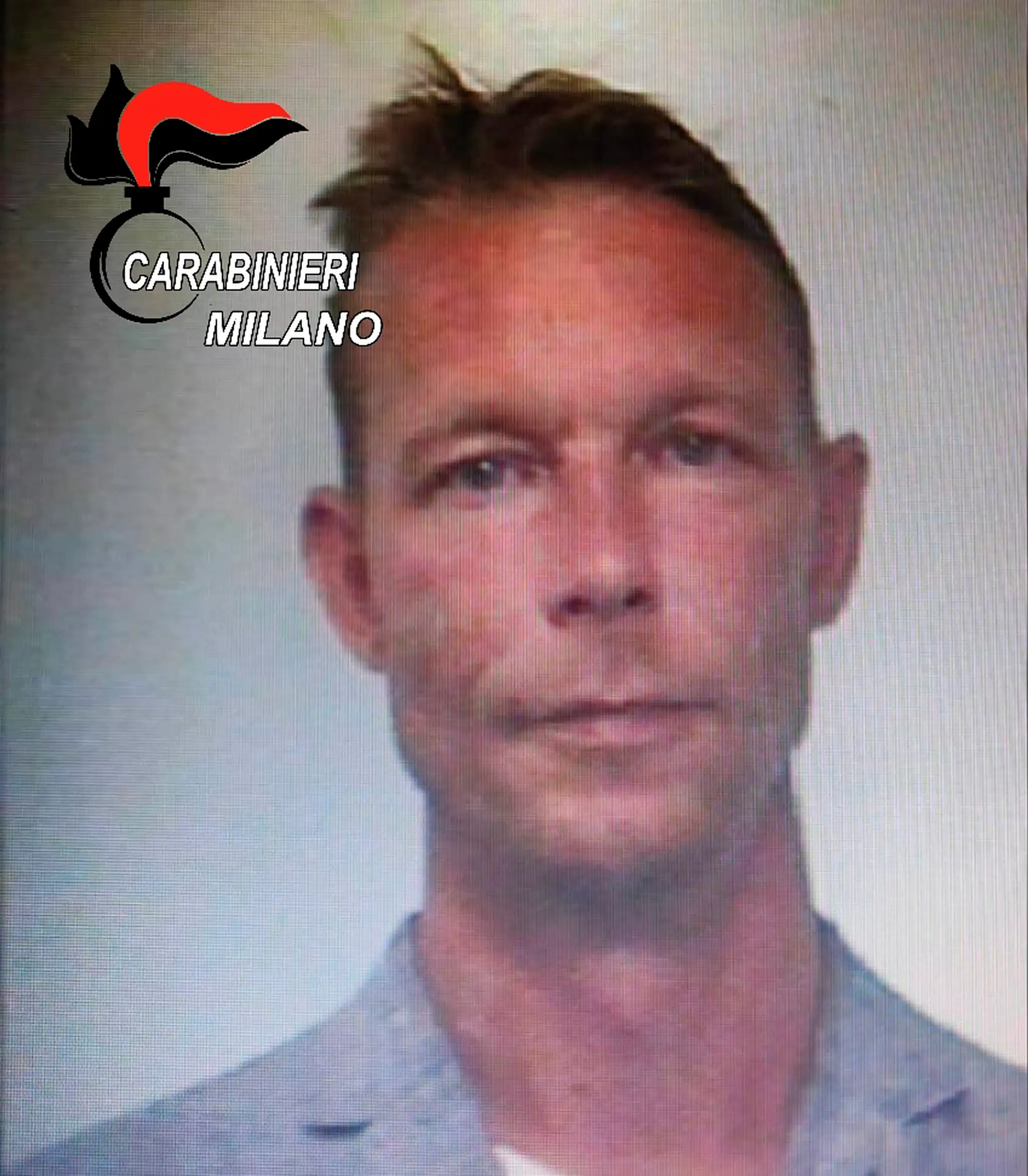 Na snímke talianskej polície je Christian Brückner v roku 2018, keď ho zatkli na základe medzinárodného zatykača.