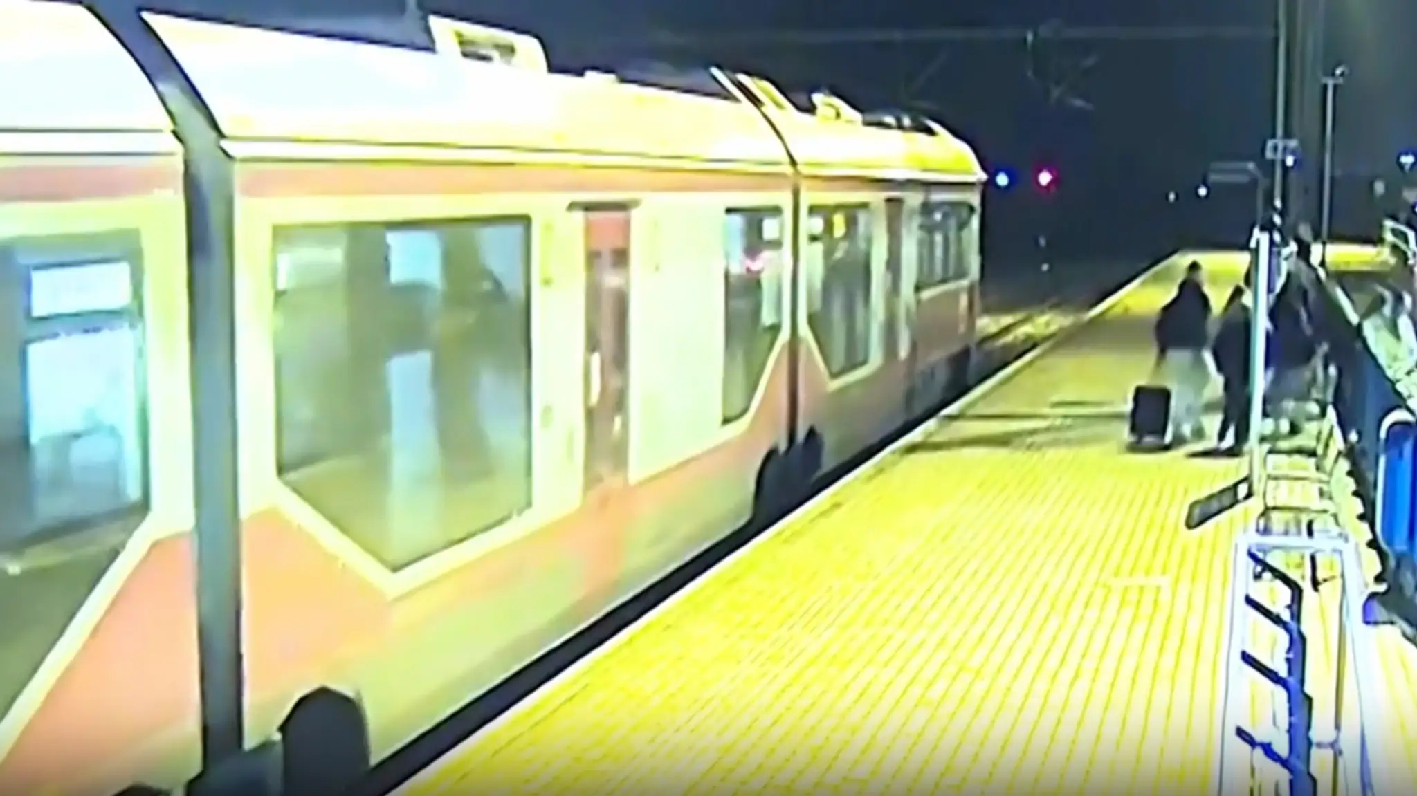 Snímka z videa pred zrážkou pri Pezinku. 