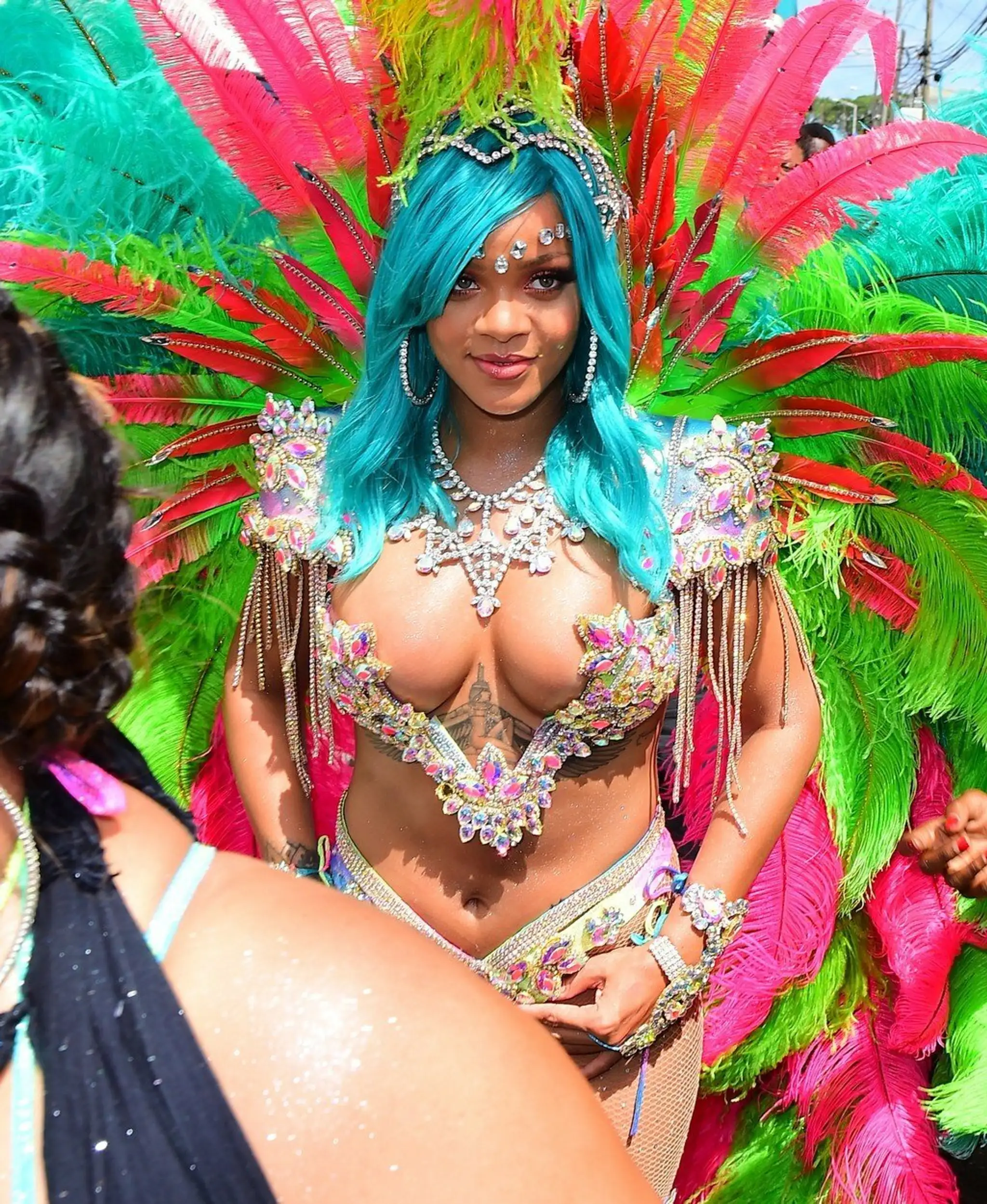 Rihanna na karnevale na Barbadose