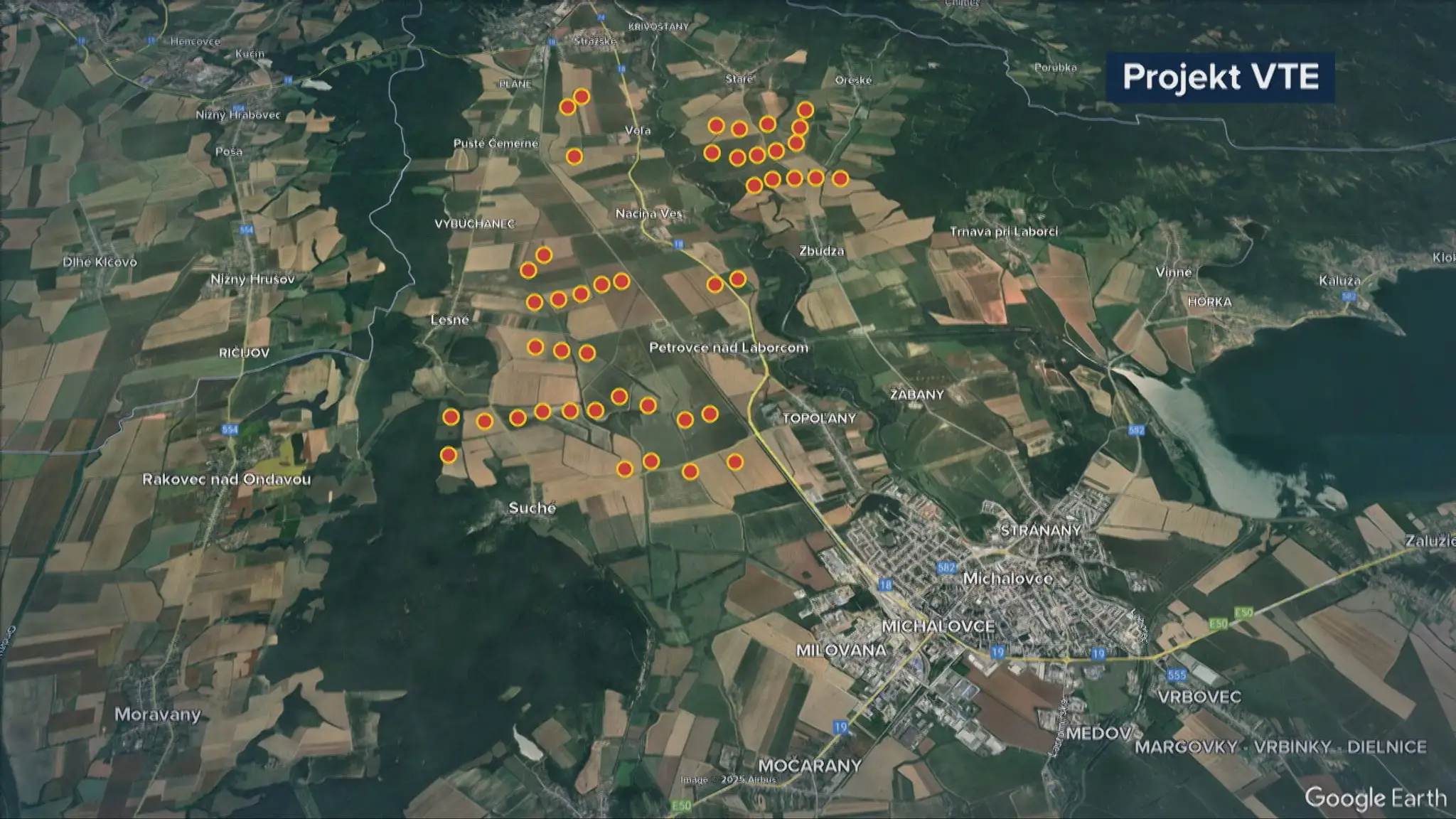 Výstavba veterných turbín na Zemplíne