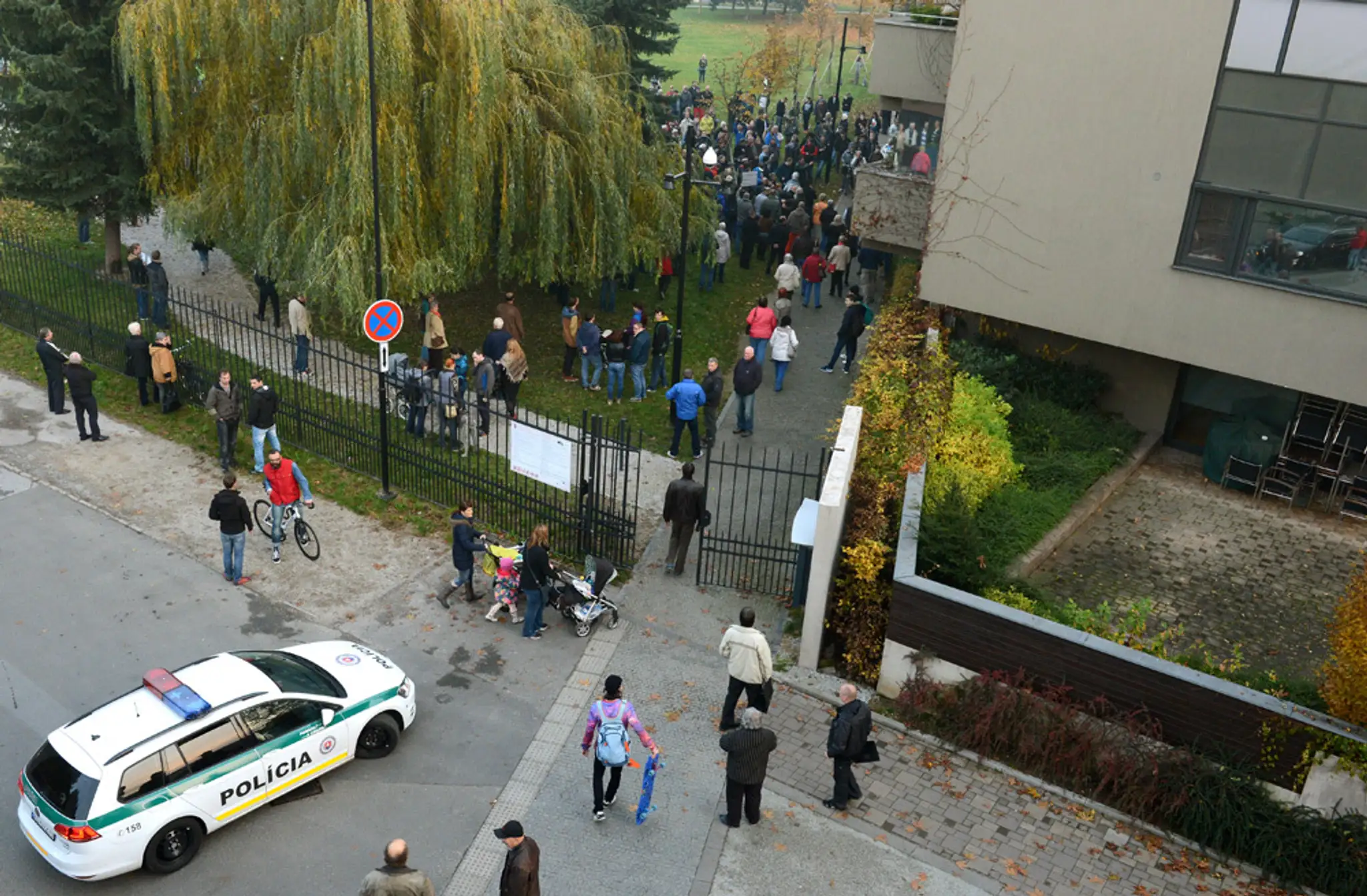 Paškov dom, protest proti CT.