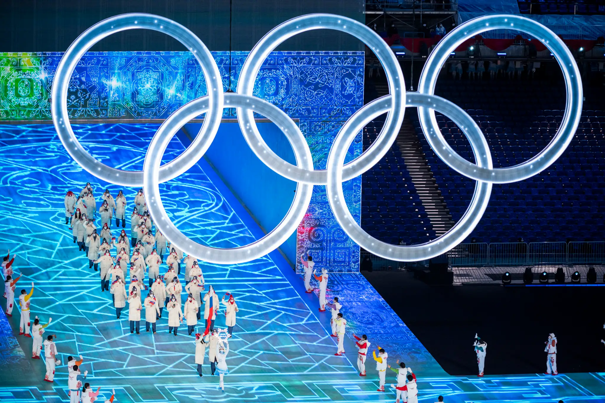 Výprava Slovenska na otváracom ceremoniáli ZOH 2022.