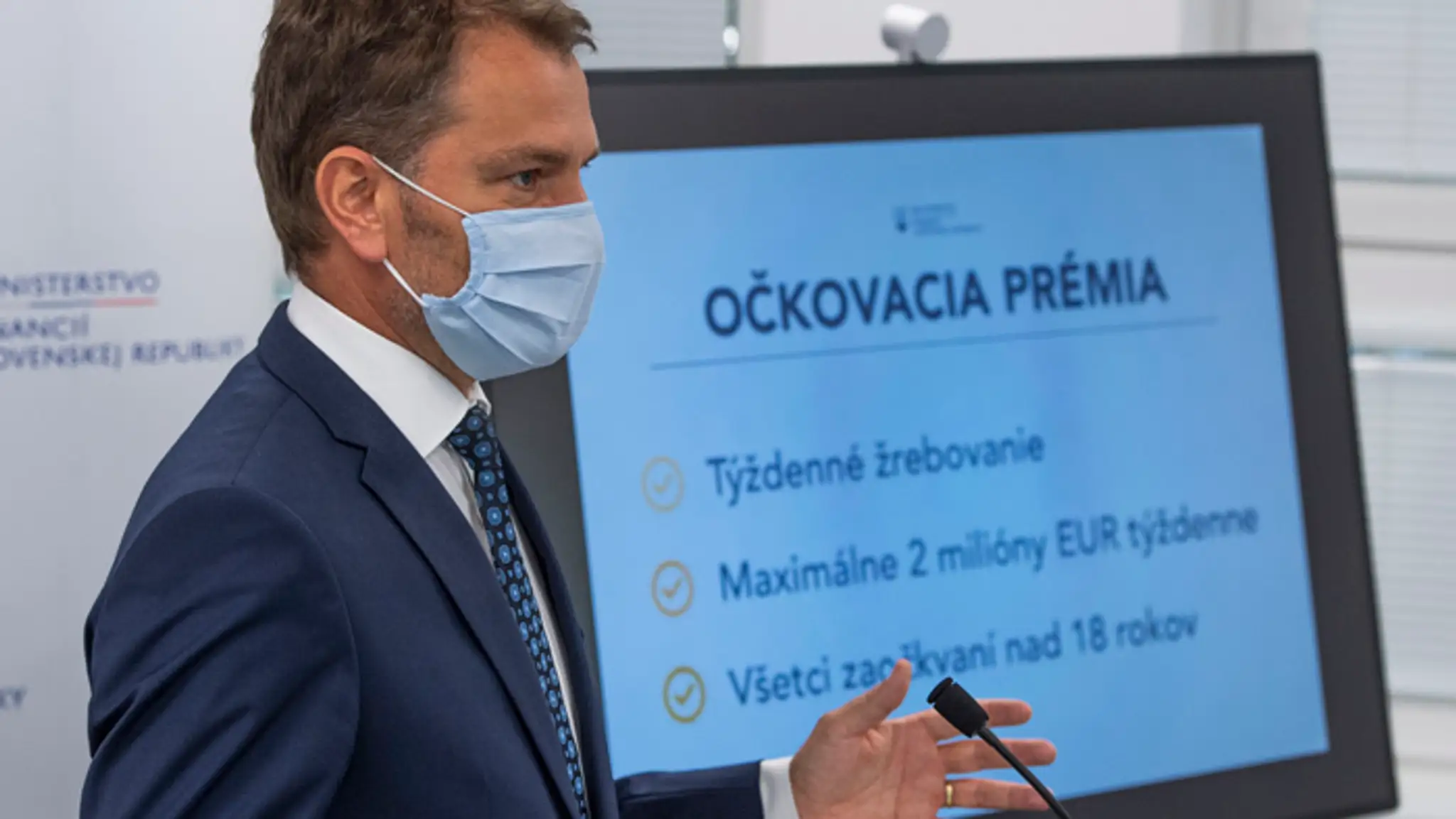 Podpredseda vlády a minister financií SR Igor Matovič.