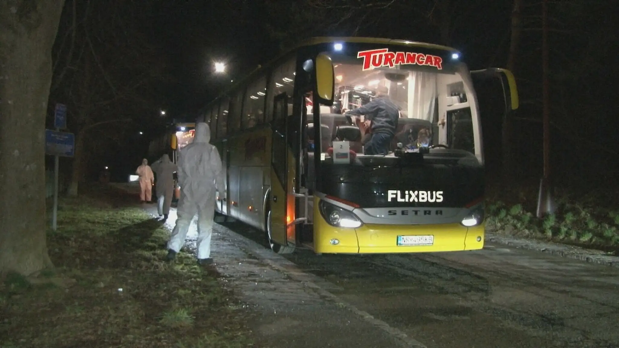Autobus so Slovákmi.