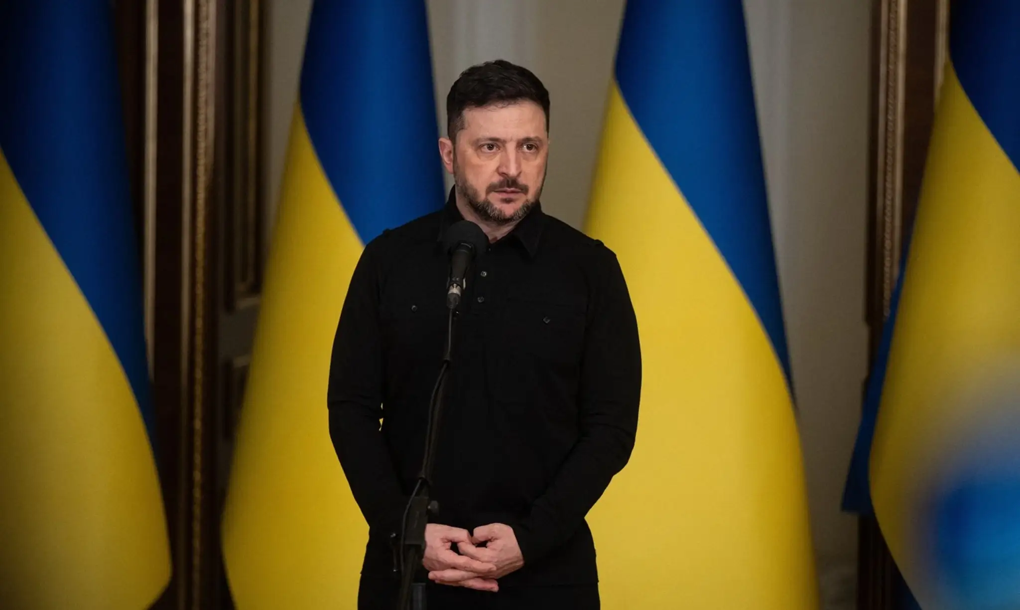 Ukrajinský prezident Volodymyr Zelenskyj.