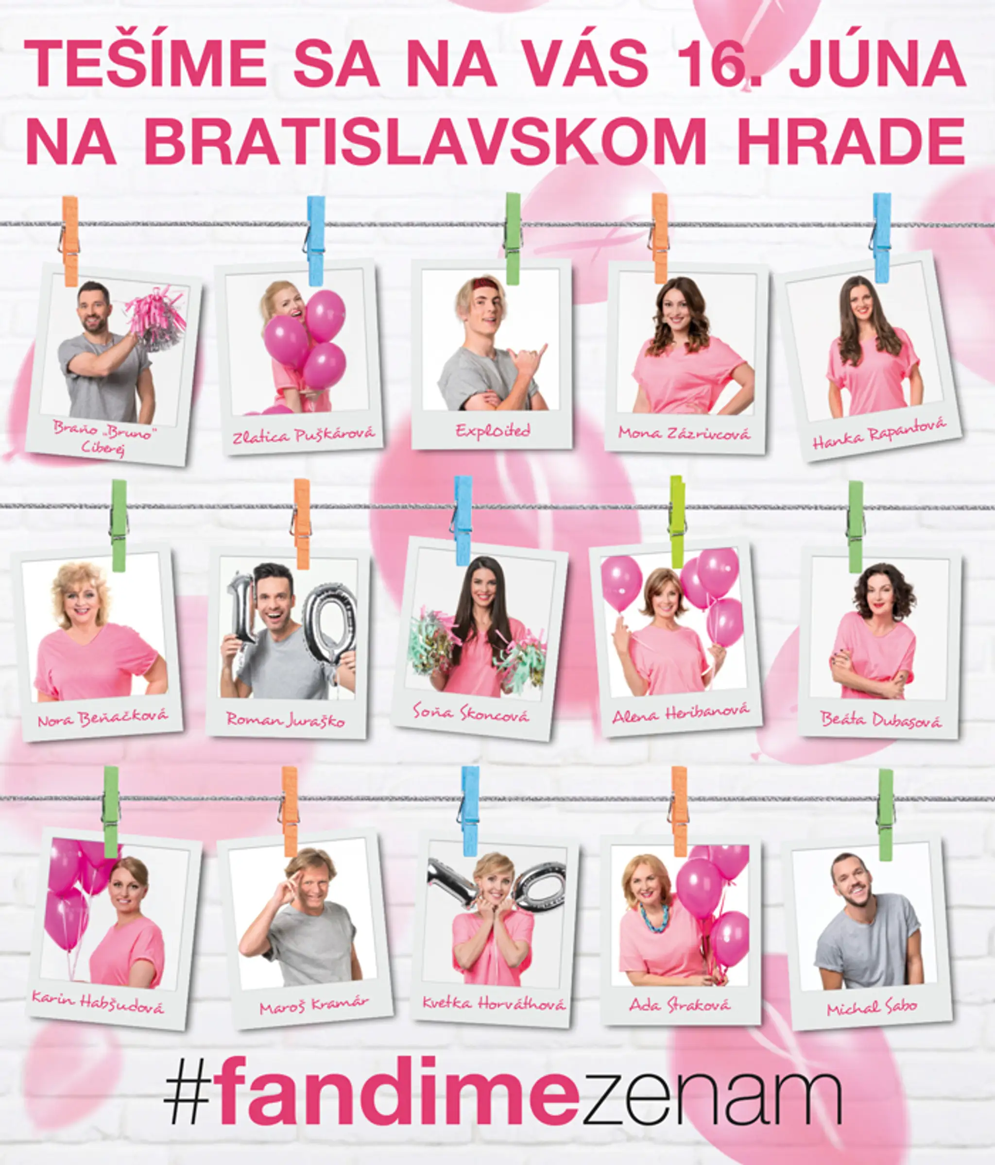Tieto osobnosti podporujú AVON pochod.