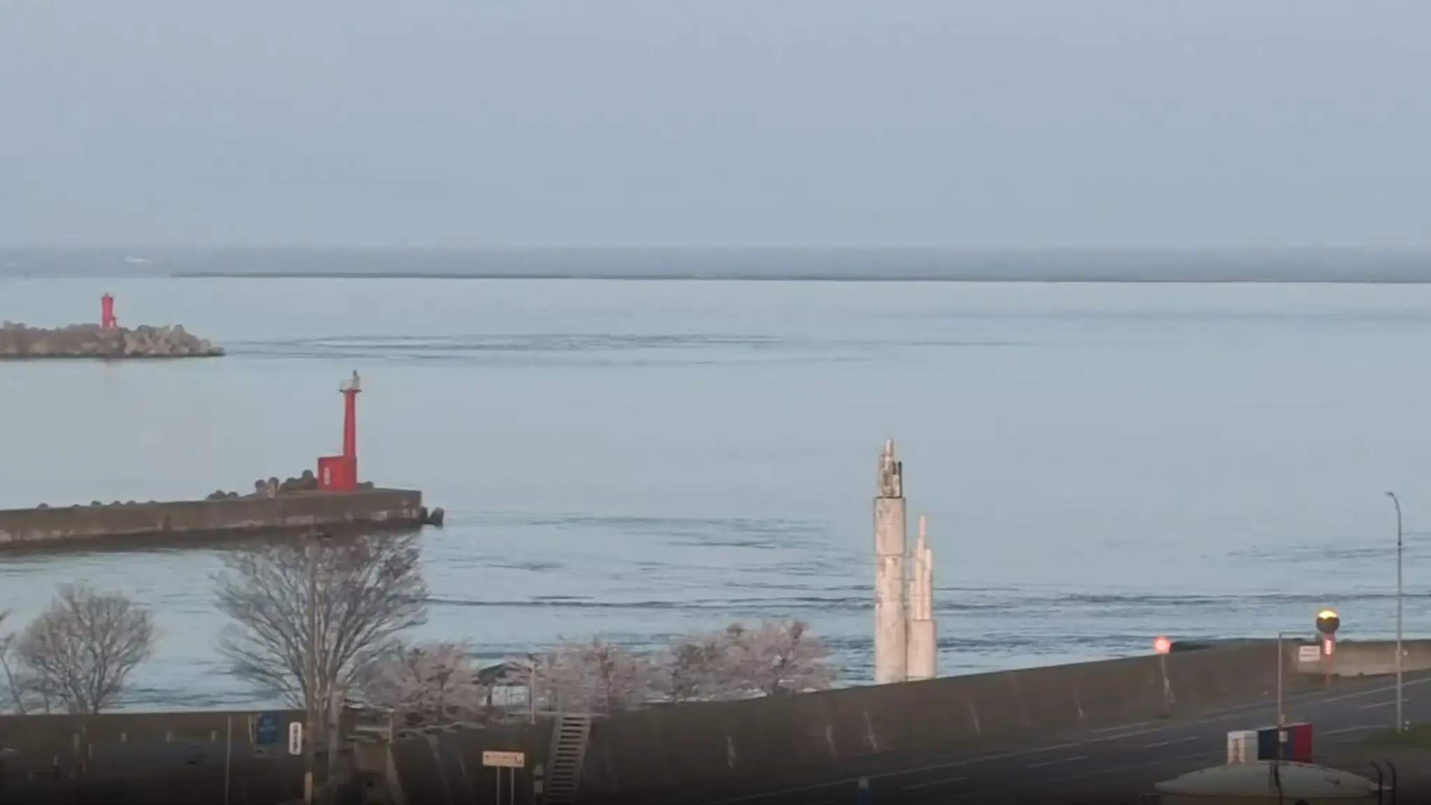Japonské pobrežie po zemetrasení