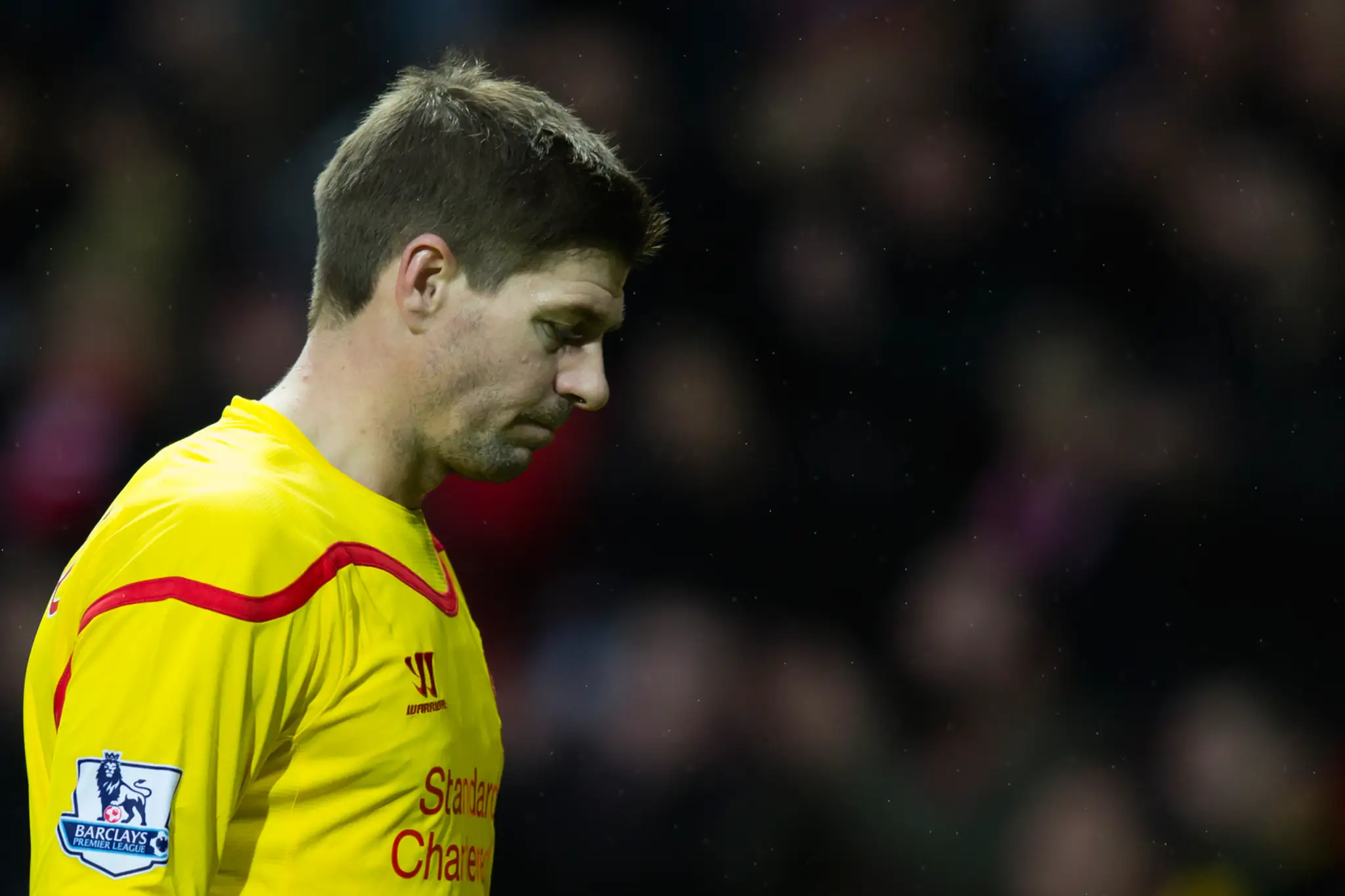 Hráč Liverpoolu Steven Gerrard