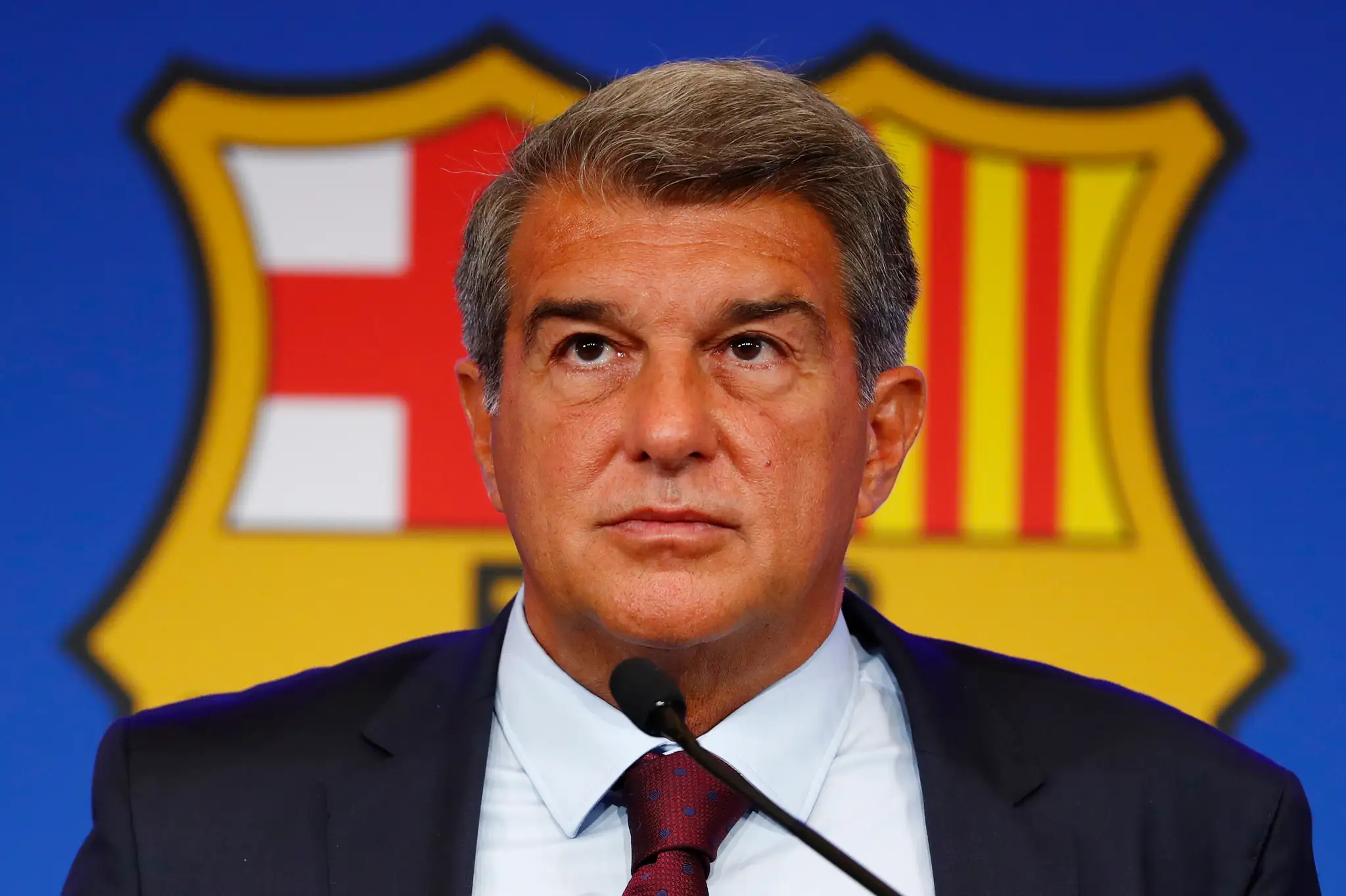 Prezident klubu FC Barcelona Joan Laporta