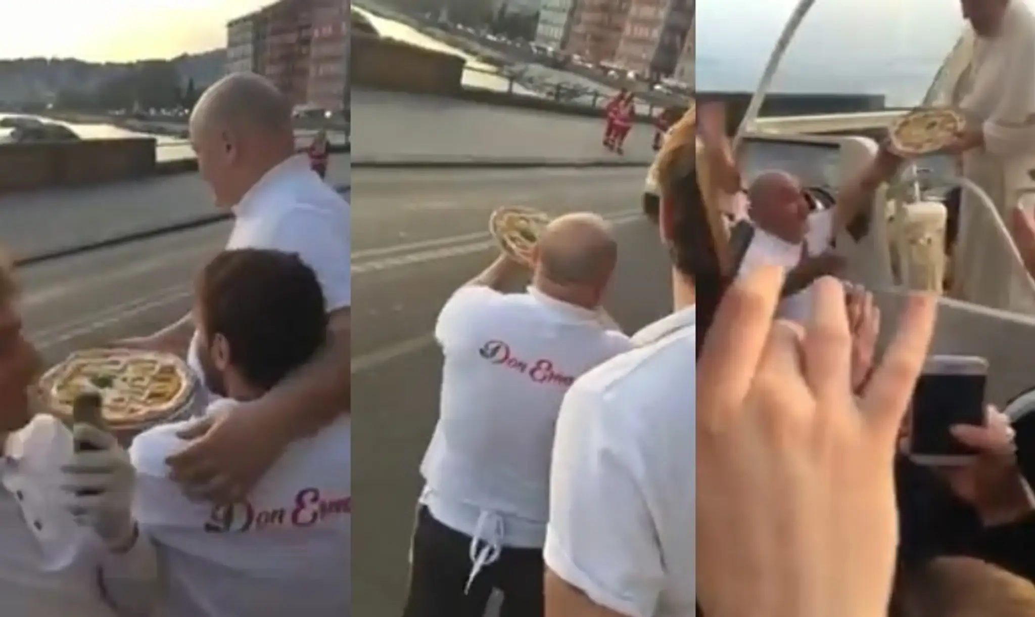Pápežovi doručili pizzu do papamobilu